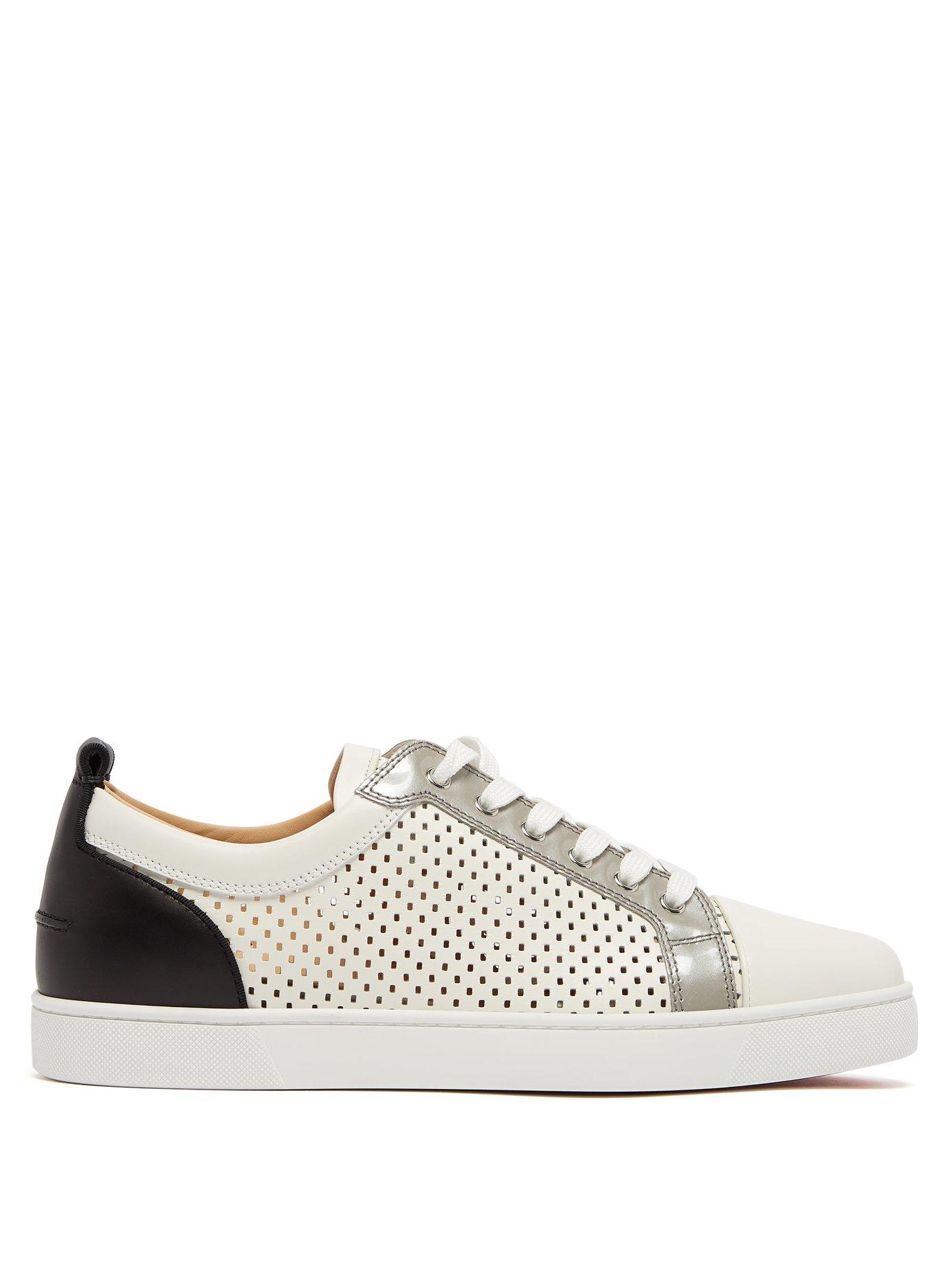justering Sved Medicin Christian Louboutin Louis Junior Flat Leather Sneakers in White for Men -  Lyst
