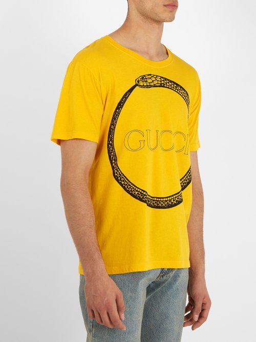 gucci shirt yellow
