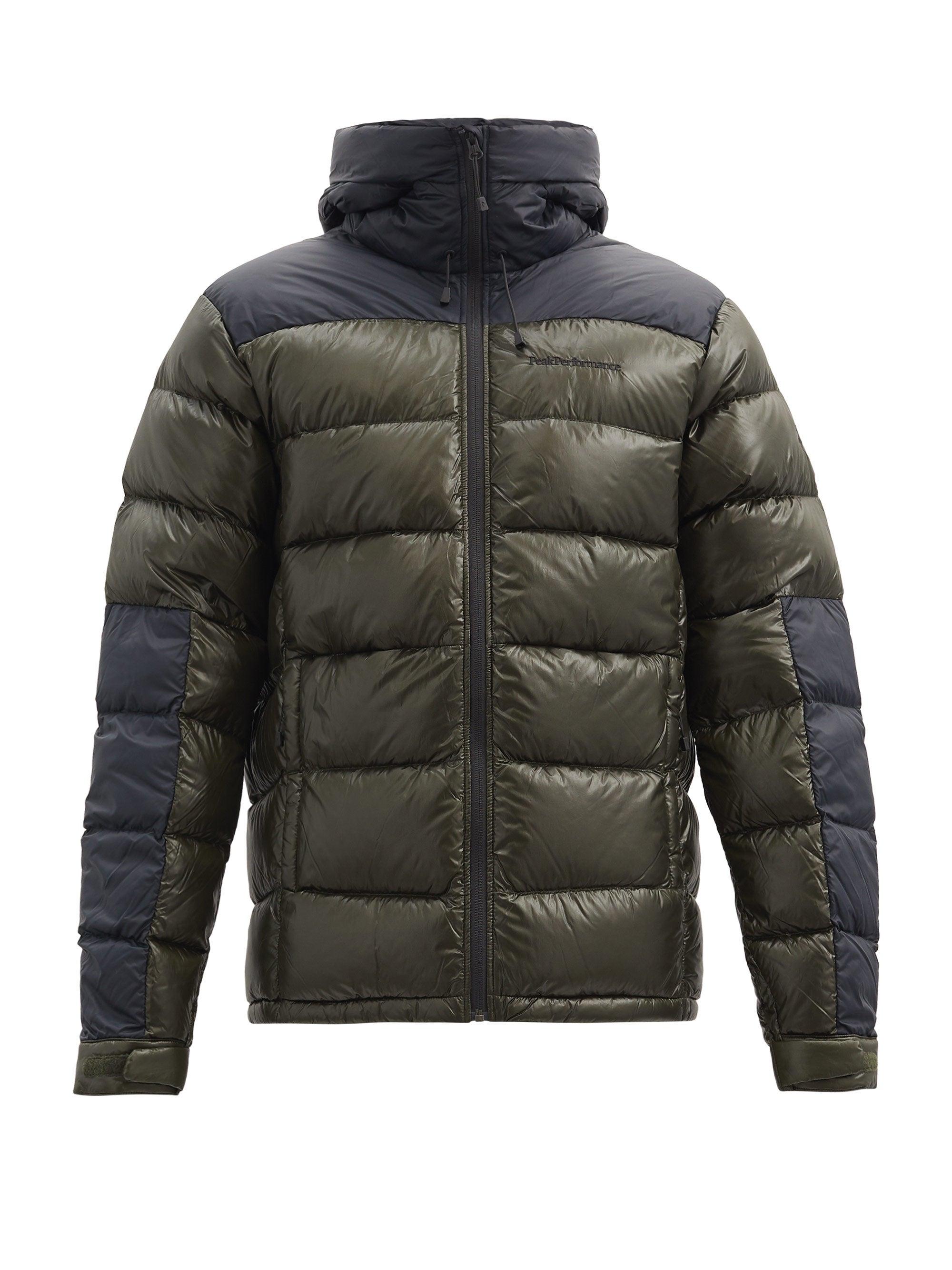 Peak Performance Frost Glacier Hooded Quilted Down Jacket in Green for Men  - Lyst