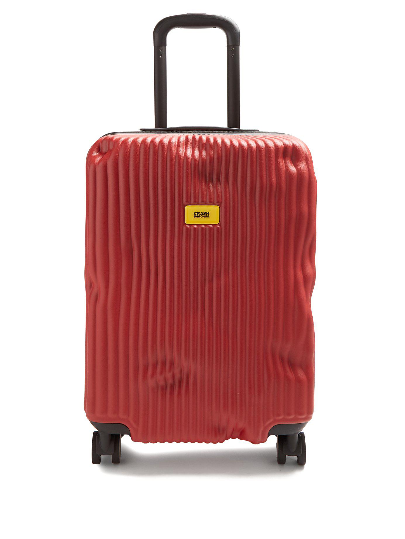 Crash Baggage Canvas Stripe 55cm Cabin Suitcase in Red - Lyst