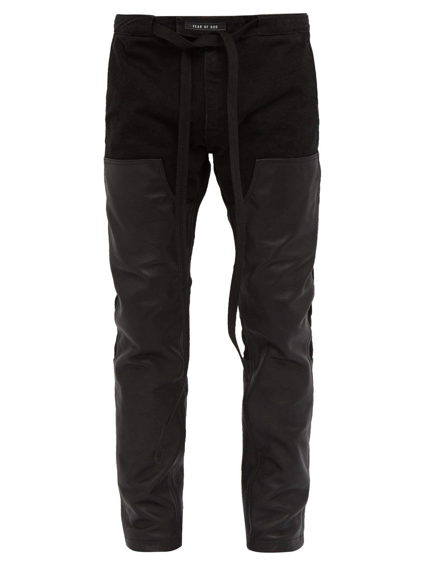 Fear of god leather pants Clearance