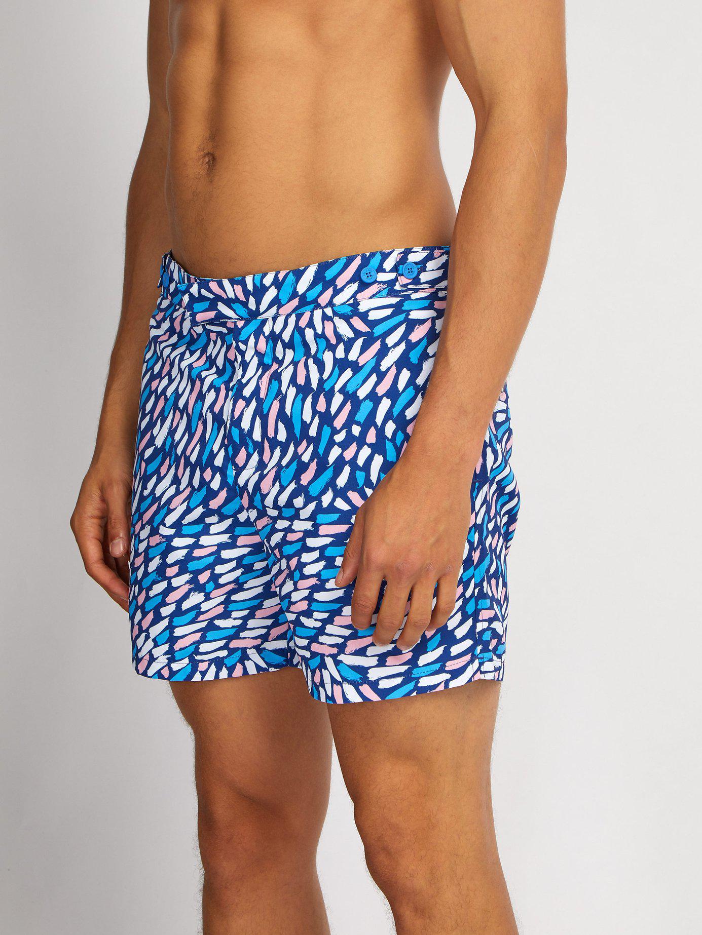Frescobol Carioca Kurumi Tailored Swim Shorts in Blue for Men - Lyst