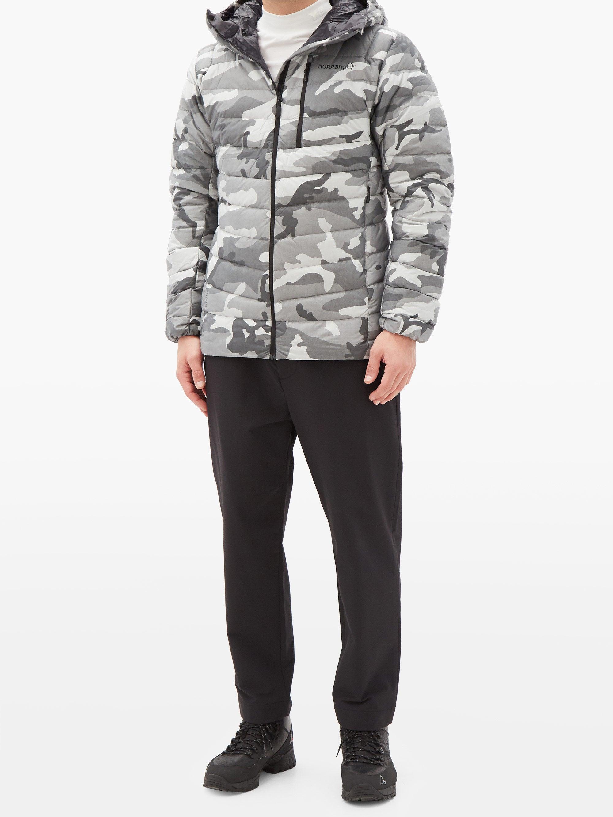 gray camouflage jacket