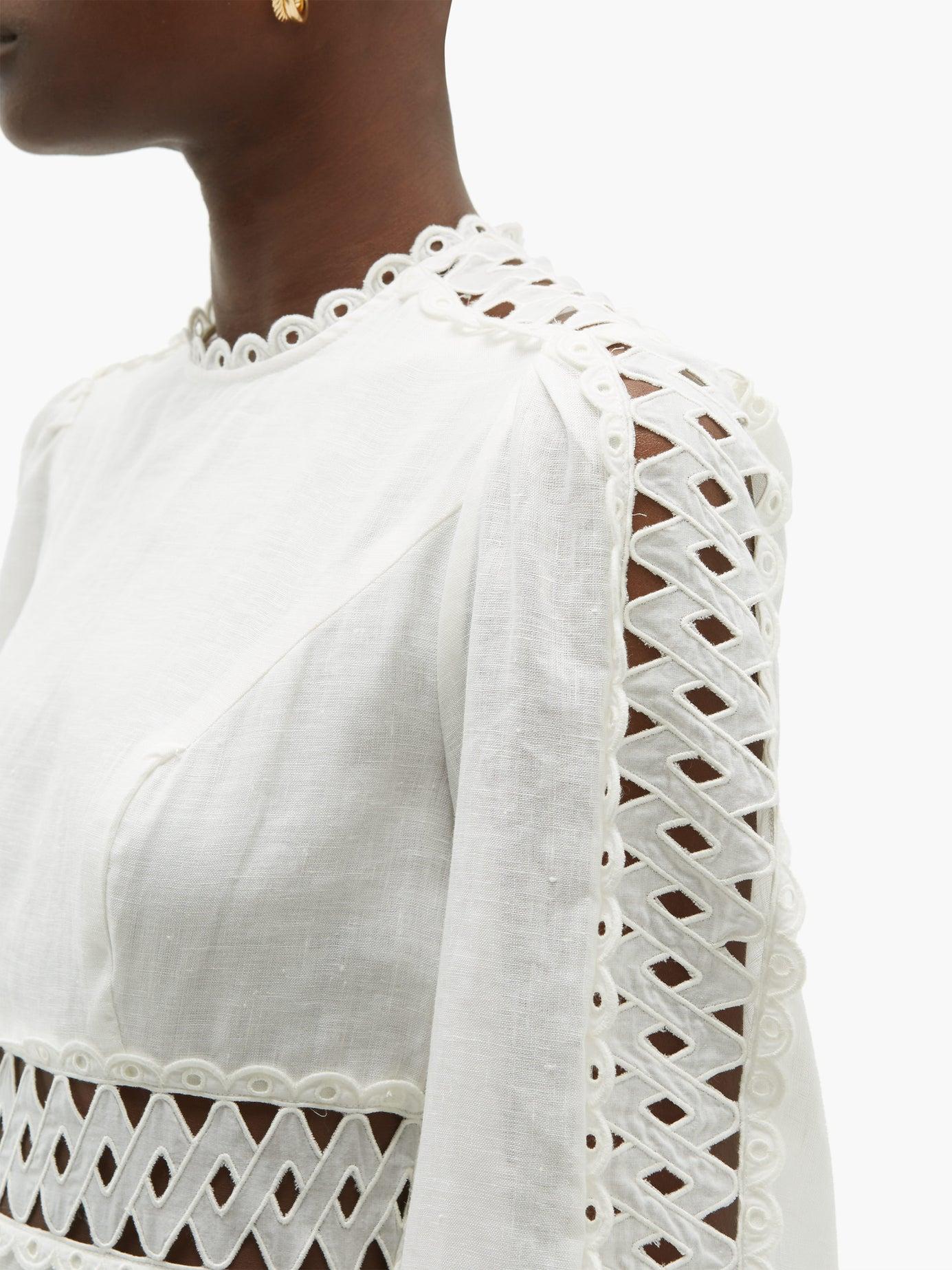 zimmermann broderie dress