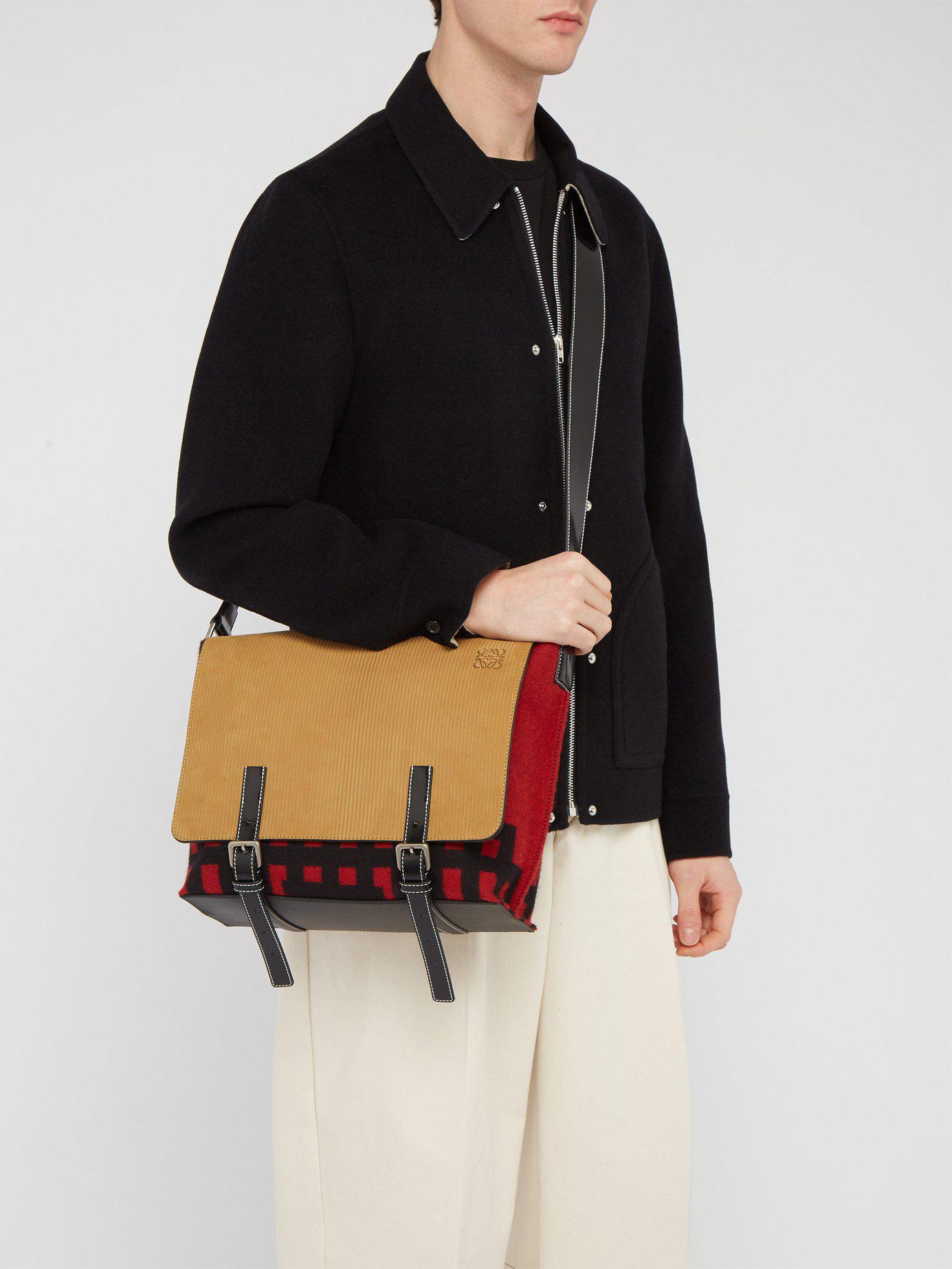 Loewe Suede X Charles Rennie Mackintosh Milit Messenger