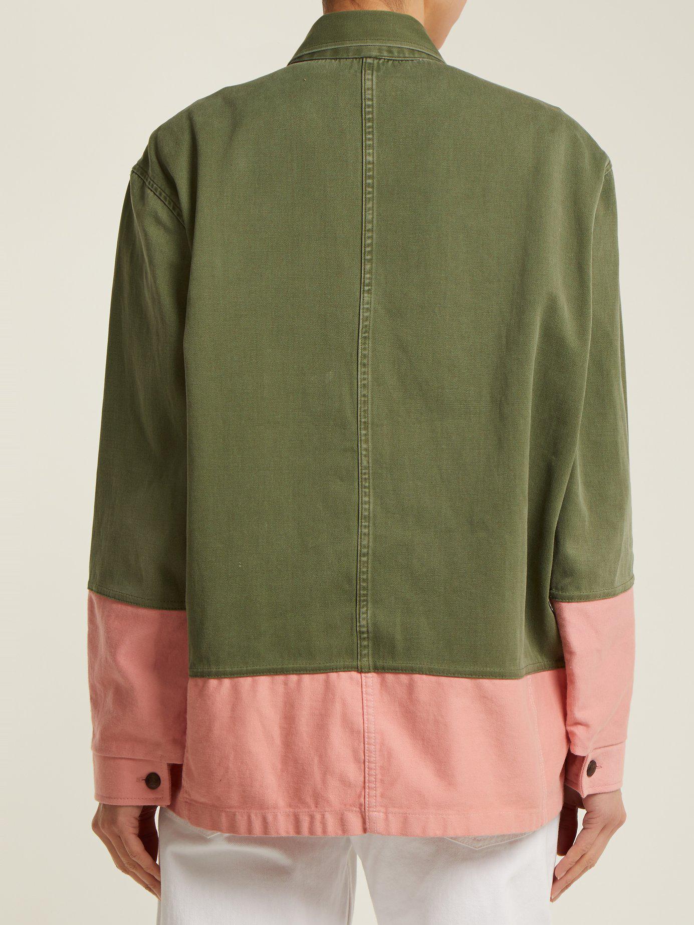military colour jacket