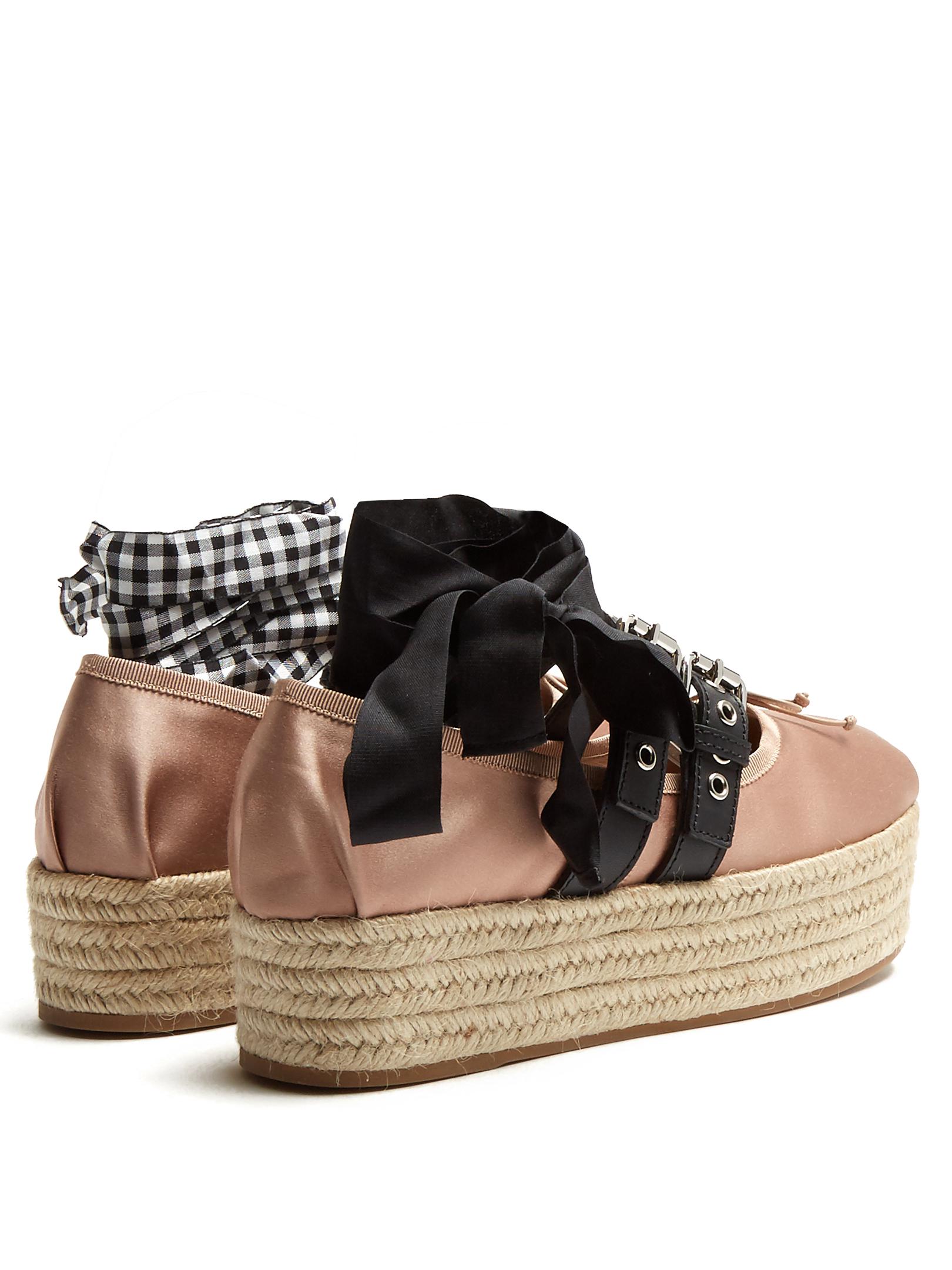 miu miu ballerina espadrilles