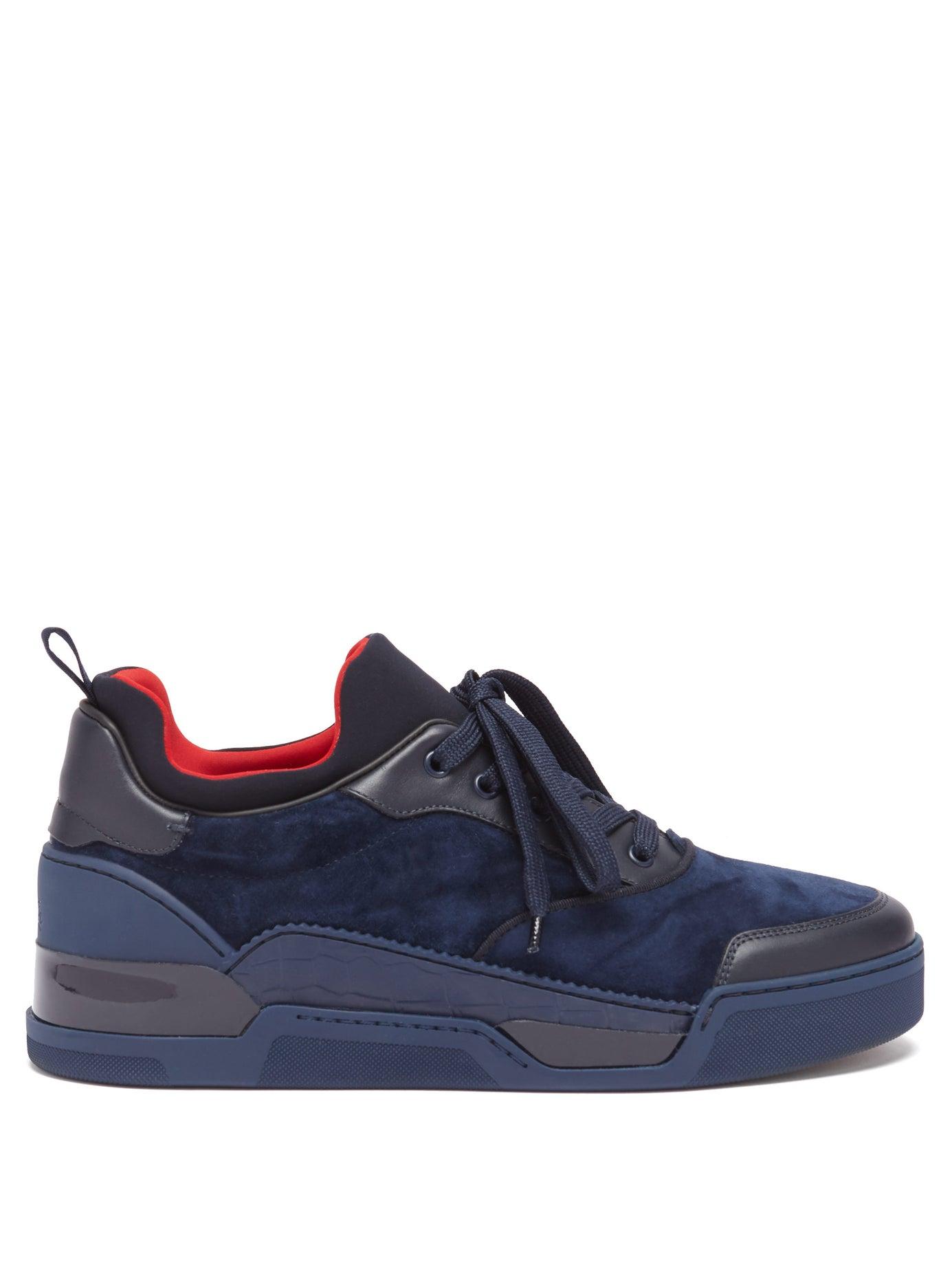 louboutin aurelien black suede