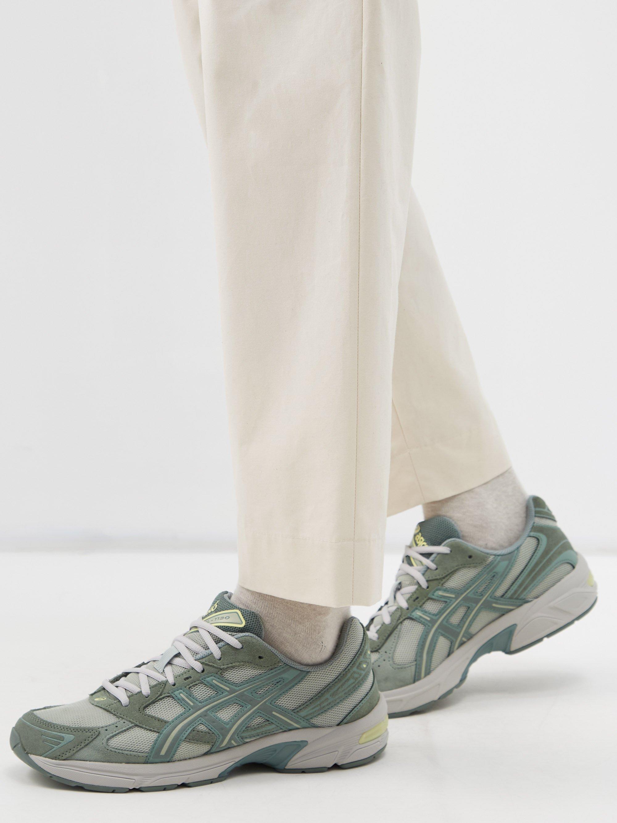 Formuleren Los Marty Fielding Asics Gel-1130 Suede And Mesh Trainers in Green for Men | Lyst