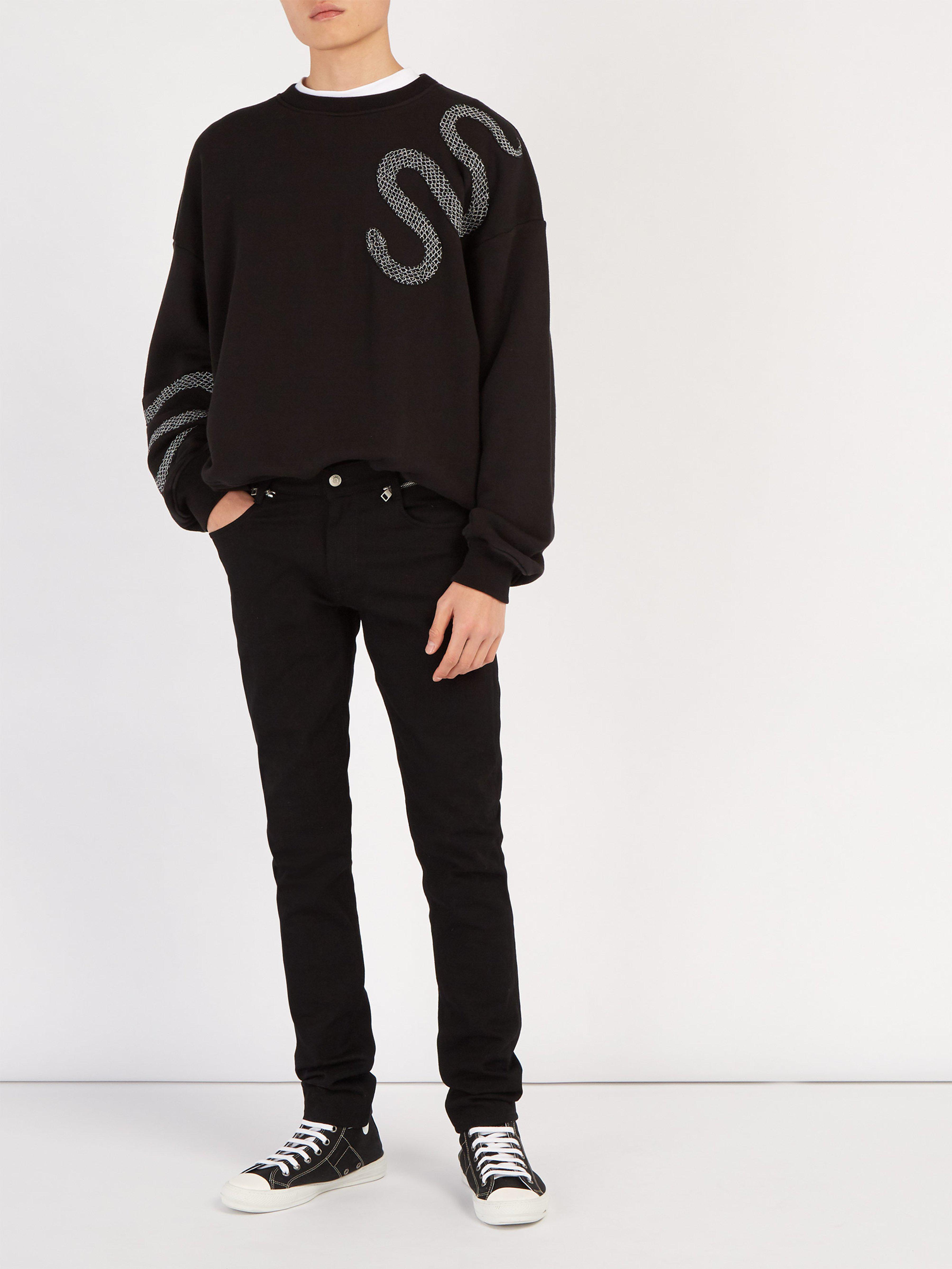 amiri snake sweater