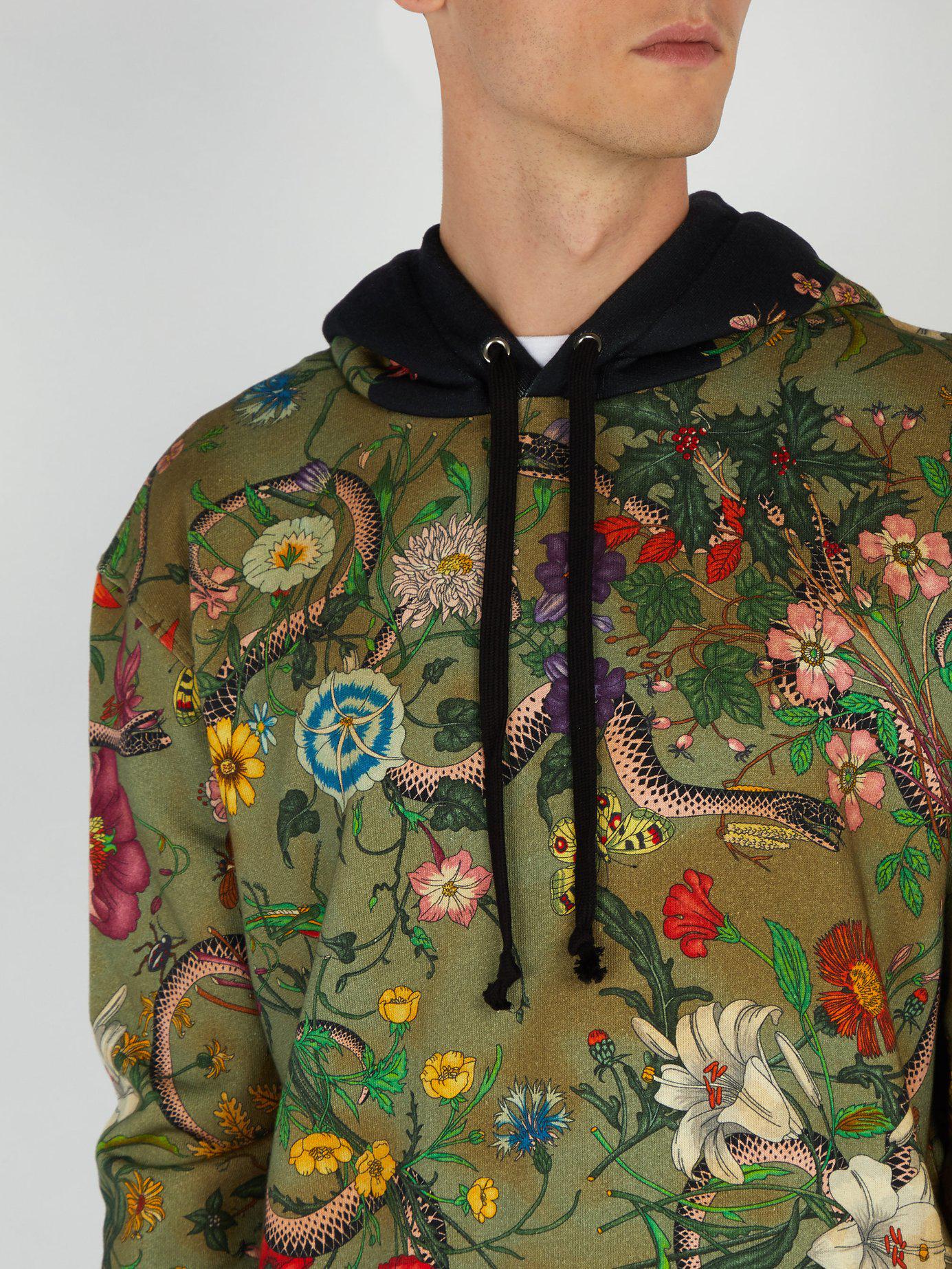 gucci flower sweatshirt