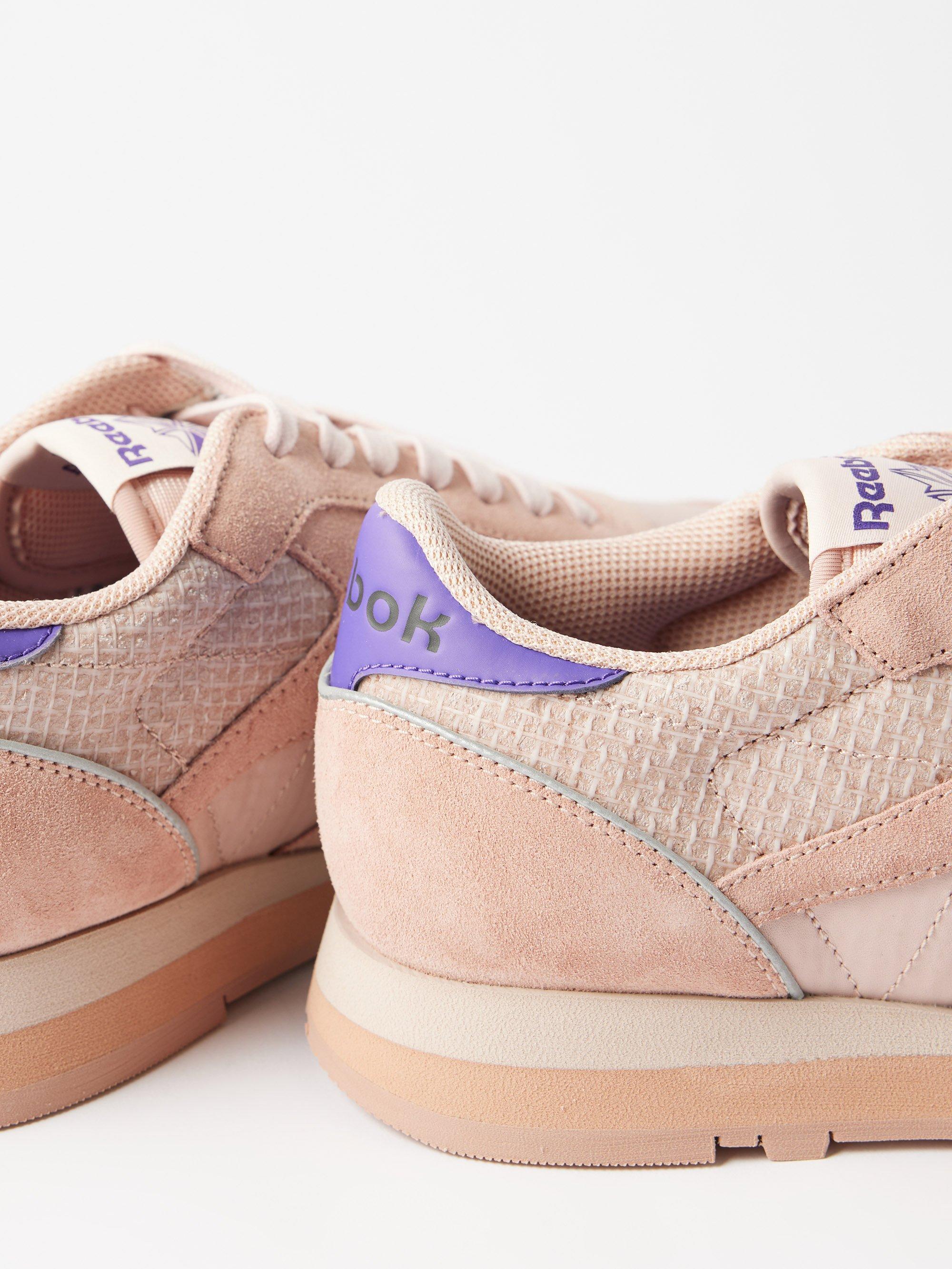 Reebok Suede, Mesh And Leather Trainers Pink Lyst