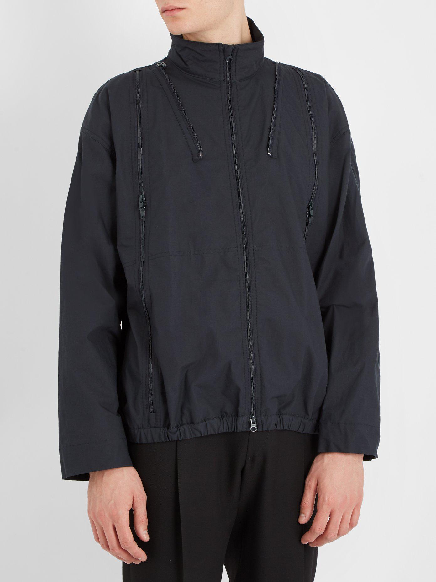 Lemaire Zip-through Jacket in Blue for Men | Lyst