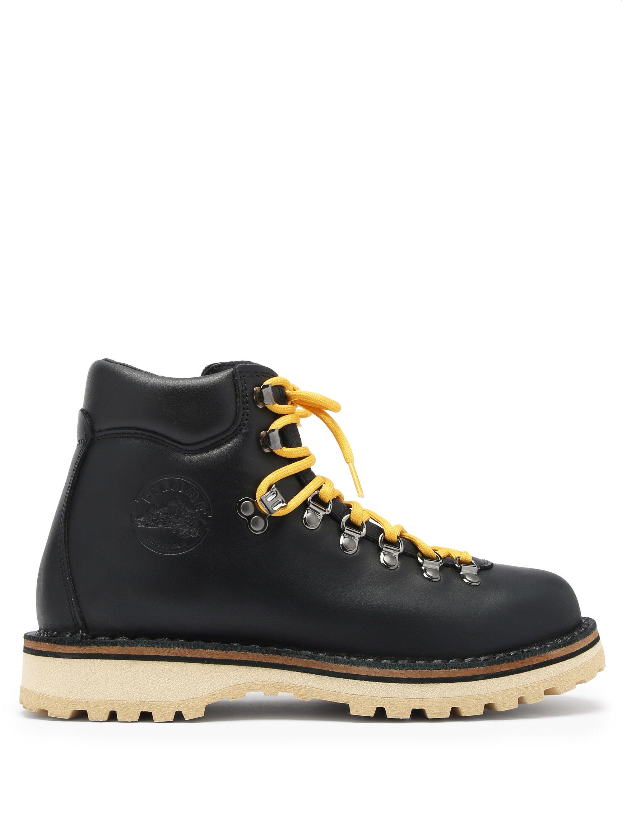 Diemme Roccia Vet Leather Hiking Boots in Black - Lyst