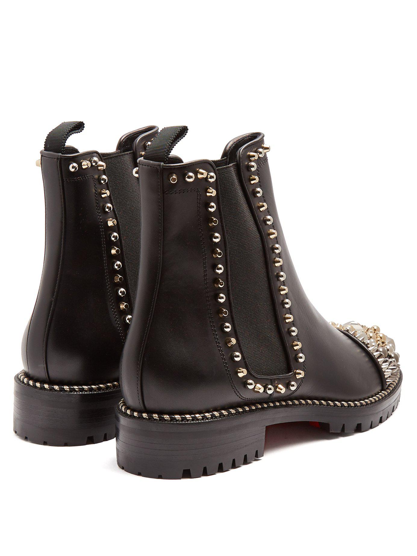bottine louboutin clou