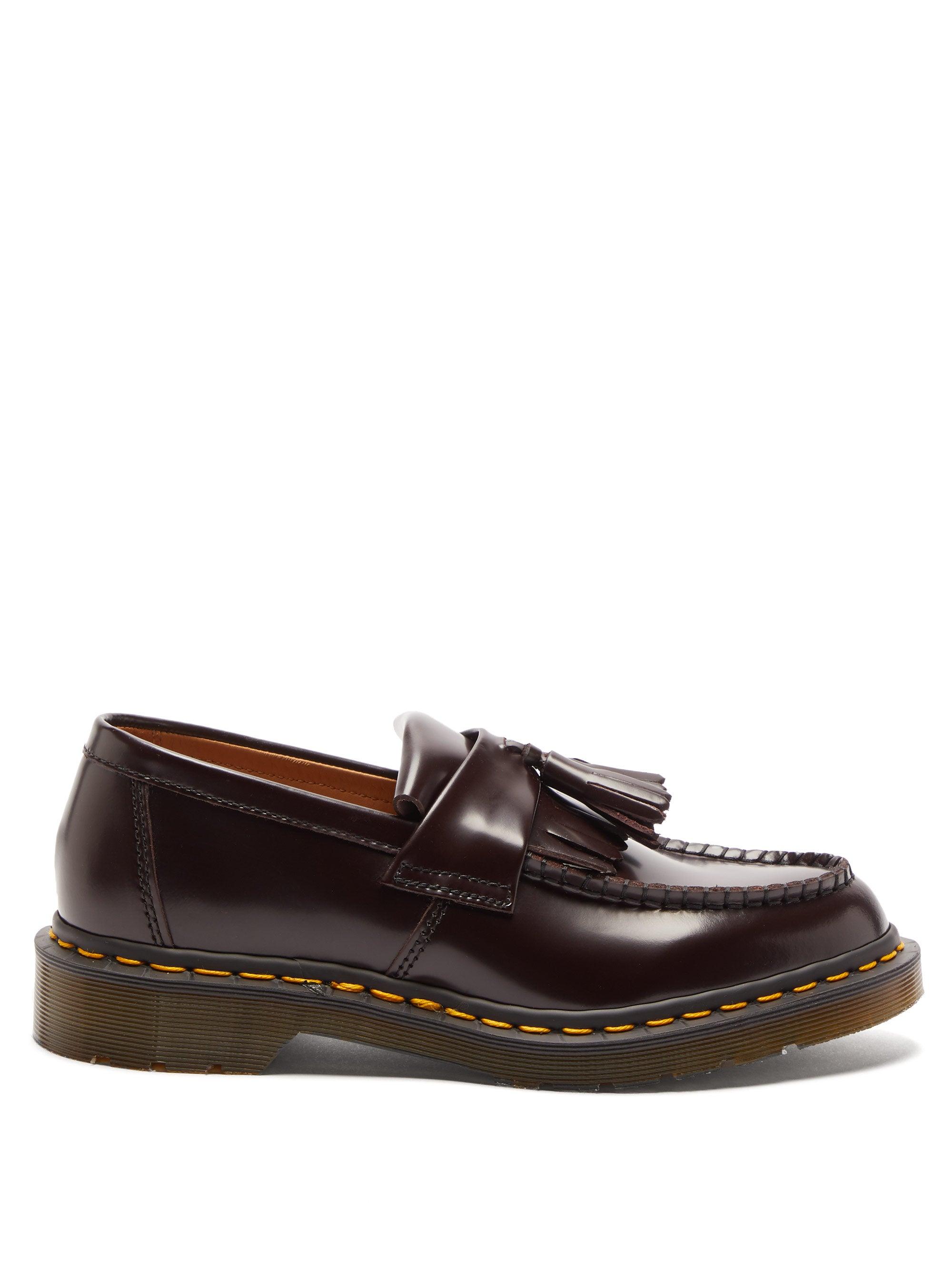 Comme des Garçons X Dr. Martens Adrian Tassel Leather Loafers | Lyst