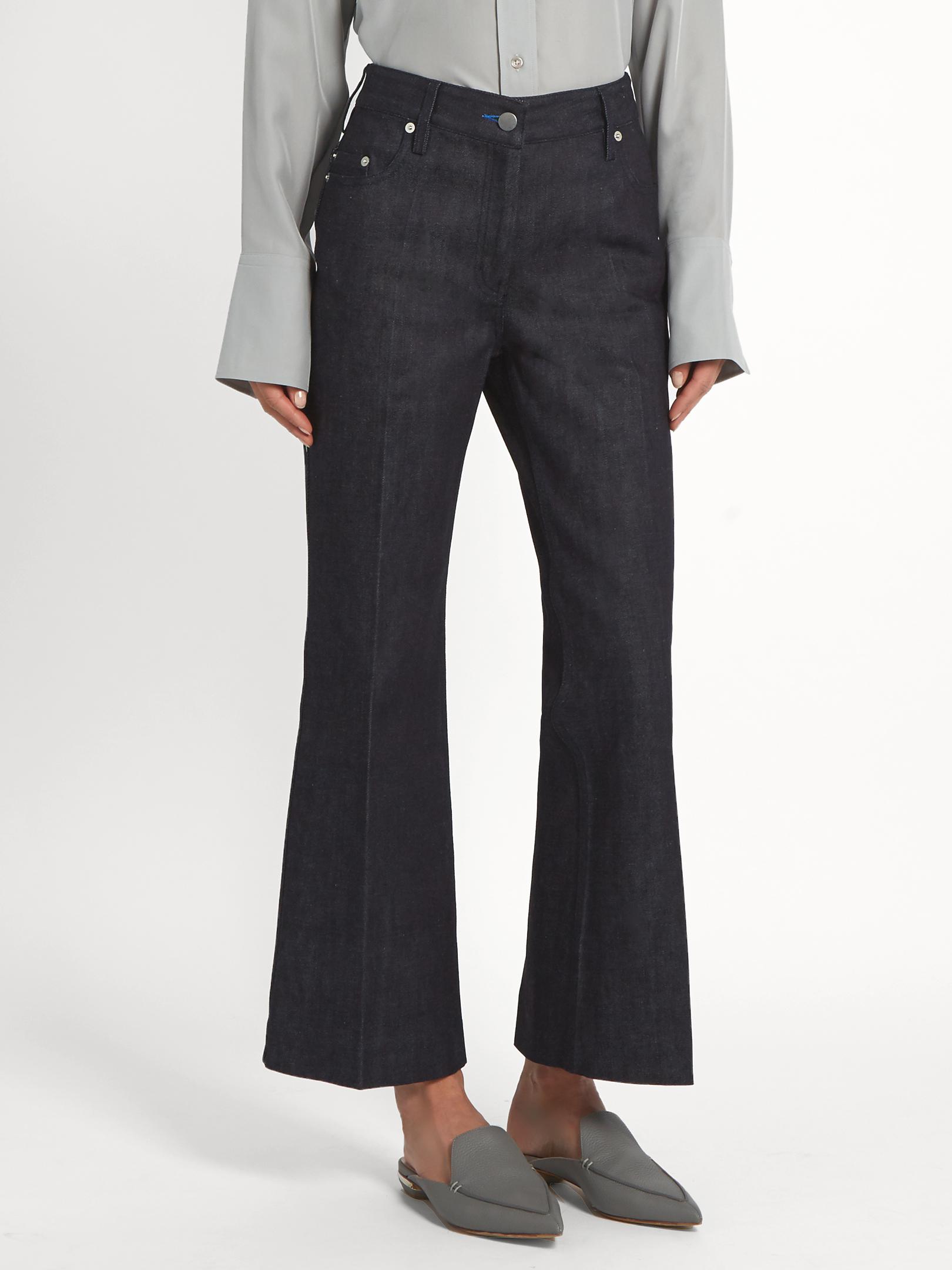 Lyst - Calvin Klein Low-slung Straight-leg Jeans in Blue