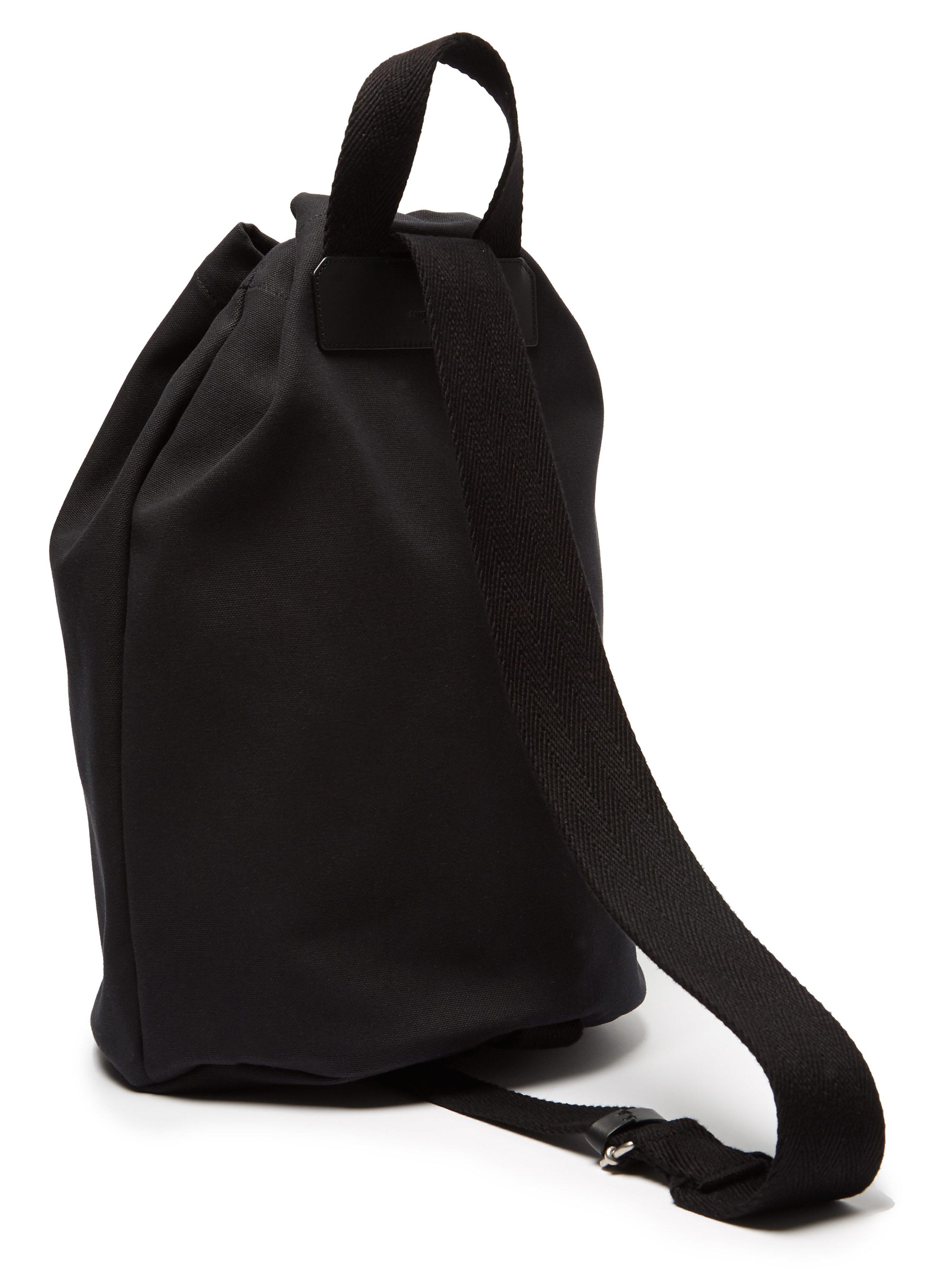 Saint laurent city sailor canvas backpack sales