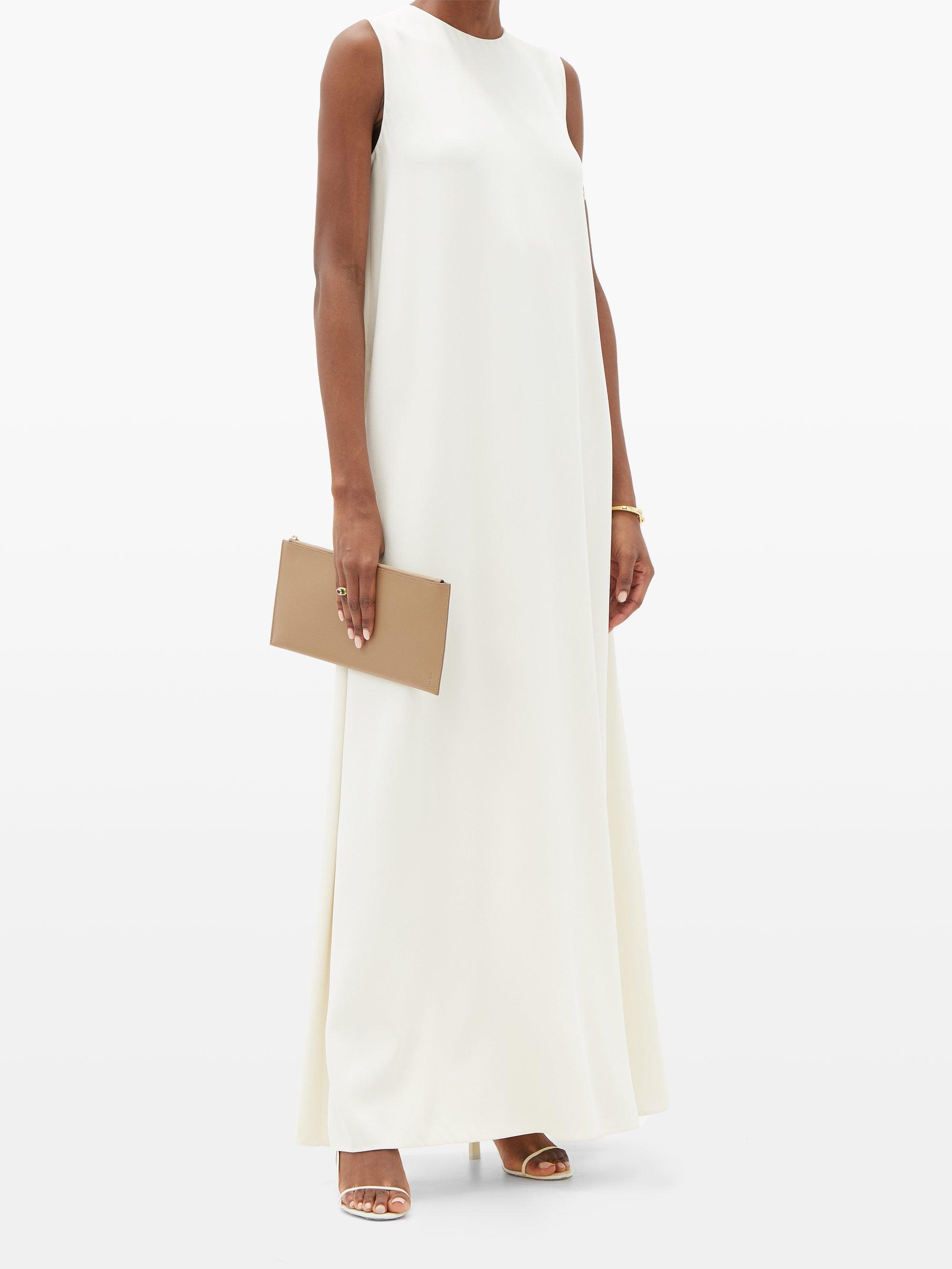 the row white dress