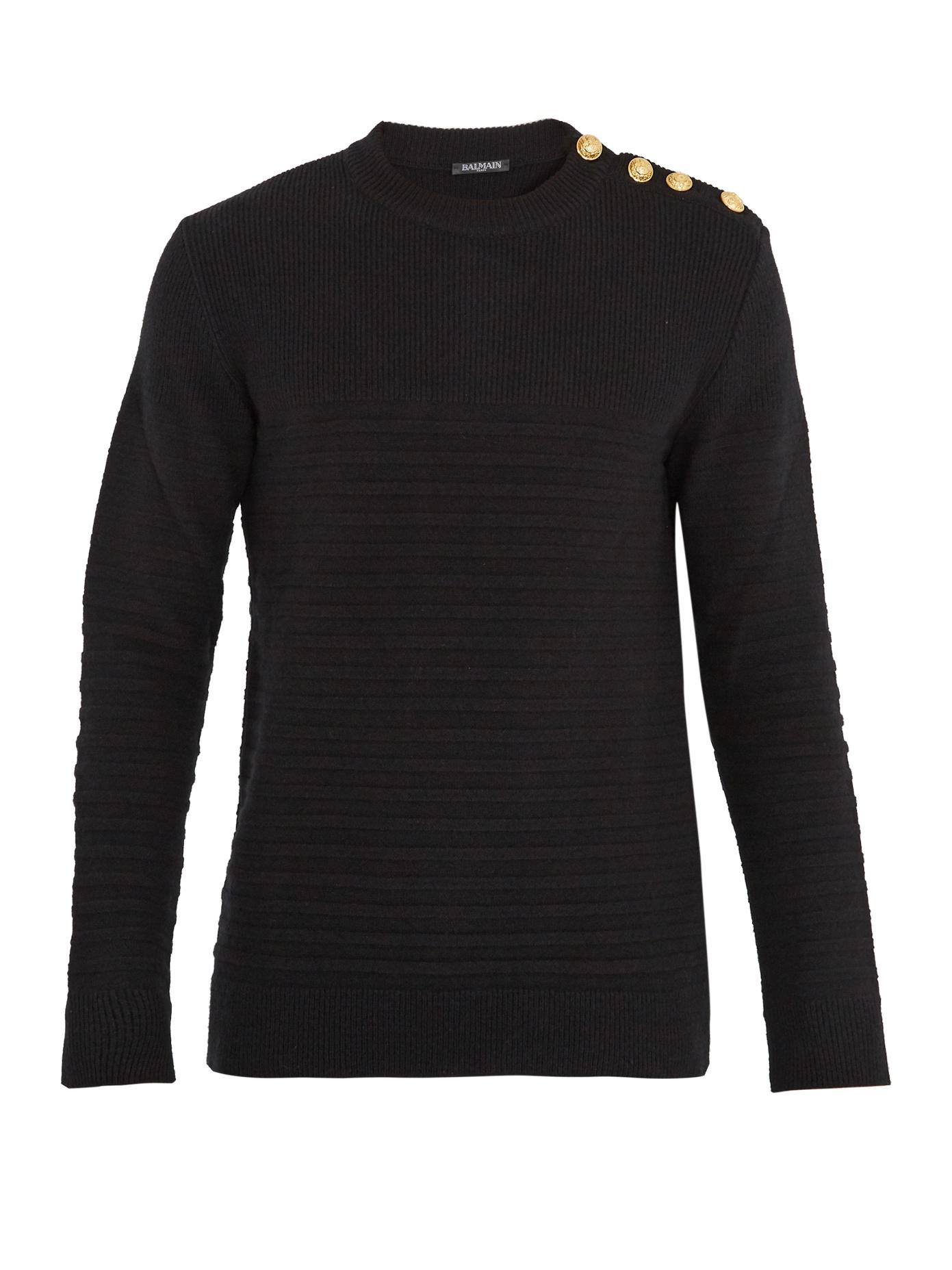 Mens shoulder button sweater new arrivals