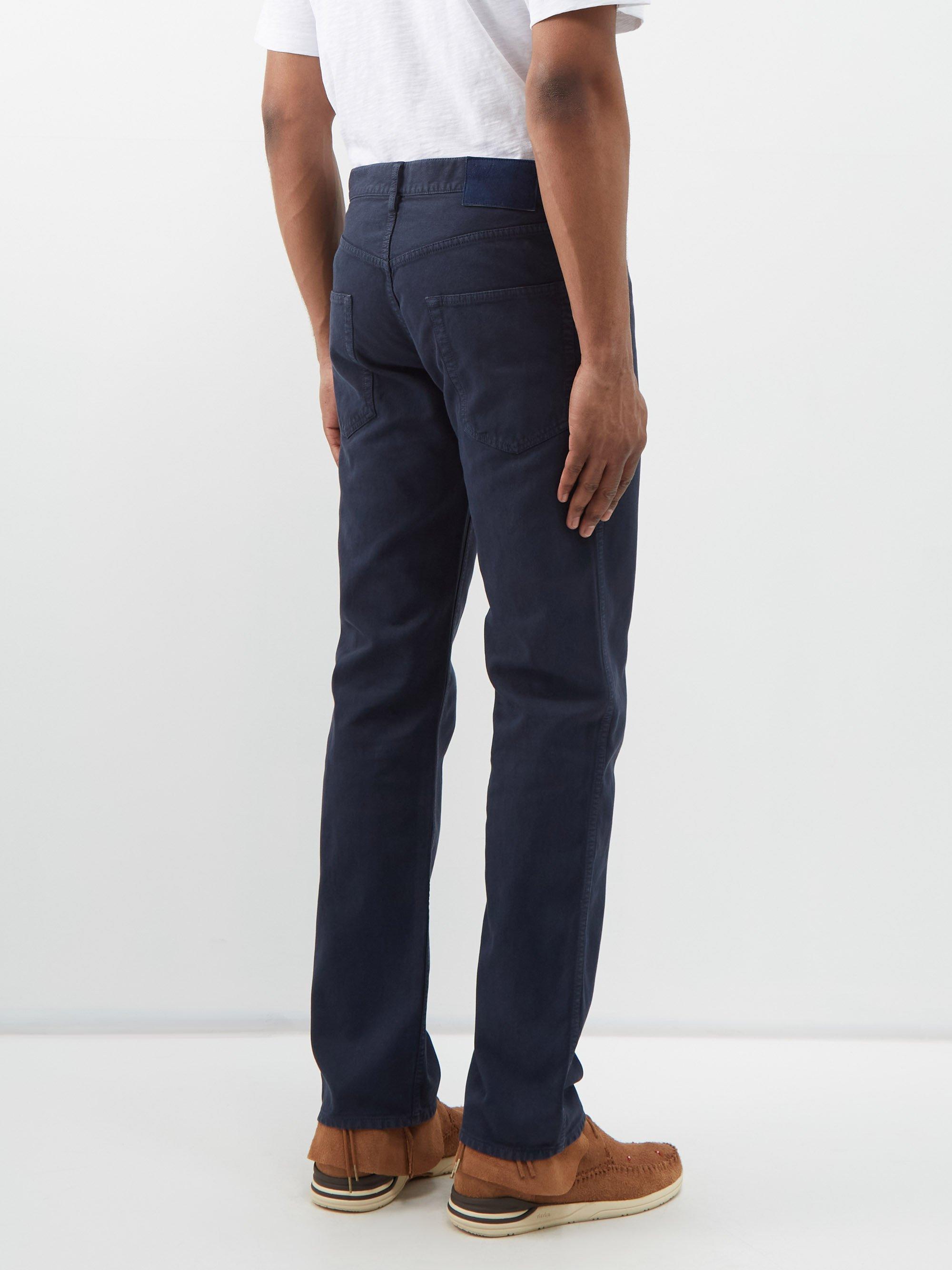Visvim Fluxus 03 Dmgd Cotton-corduroy Chino Trousers in Blue for 