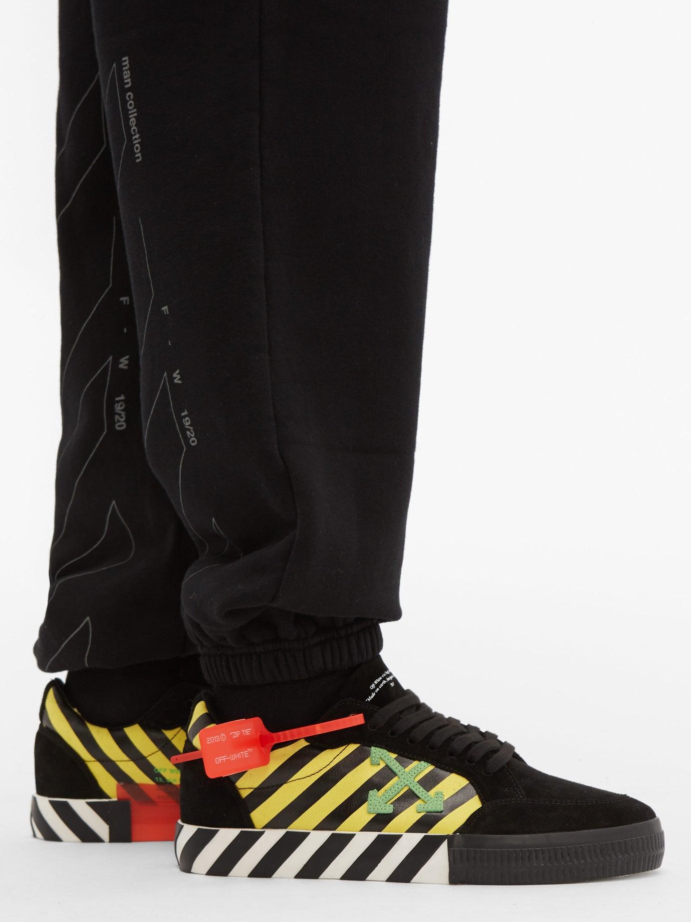 off white vulc low white green