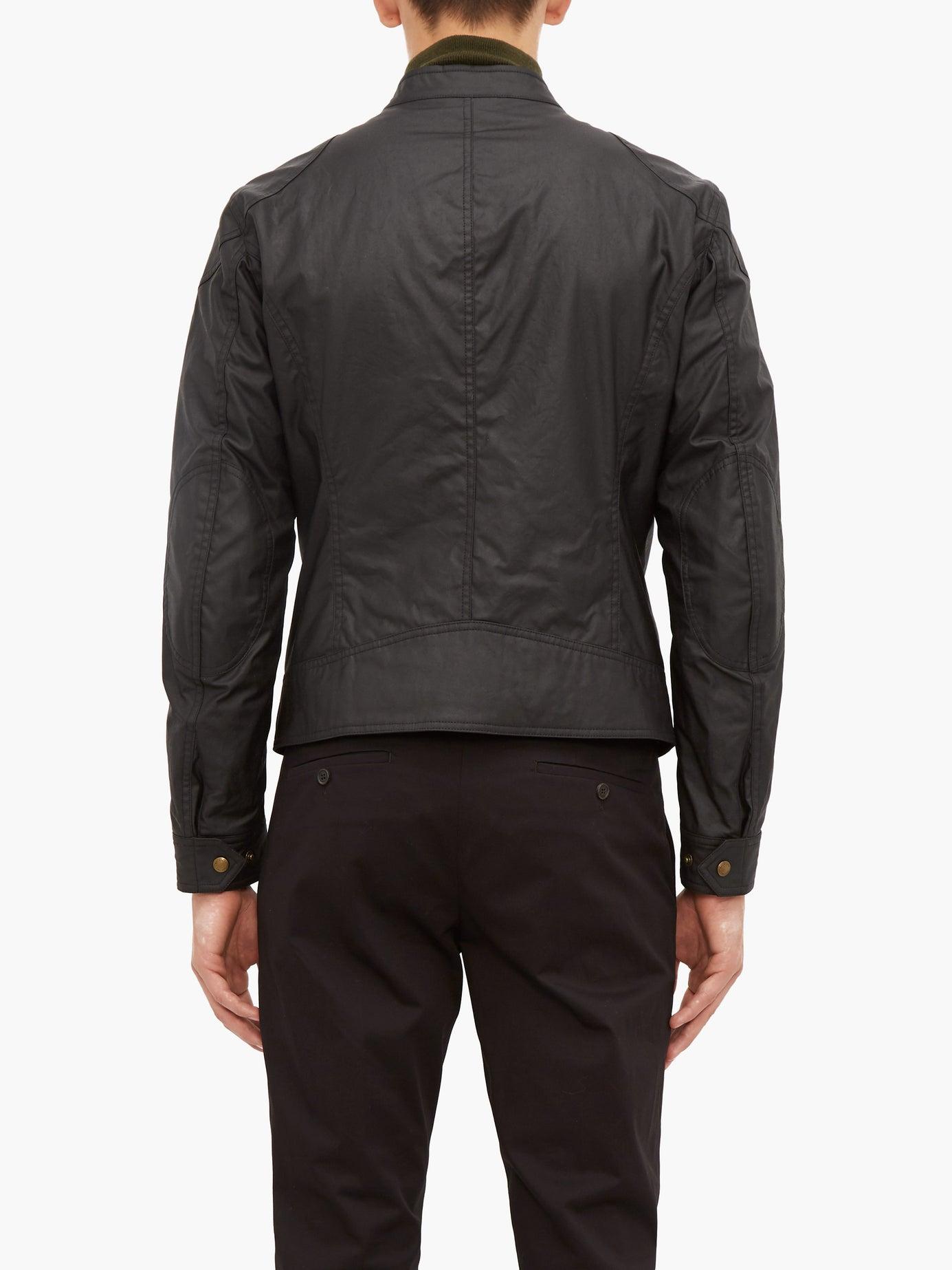 Belstaff Kelland Waxedcotton Short Jacket in Black for Men Lyst