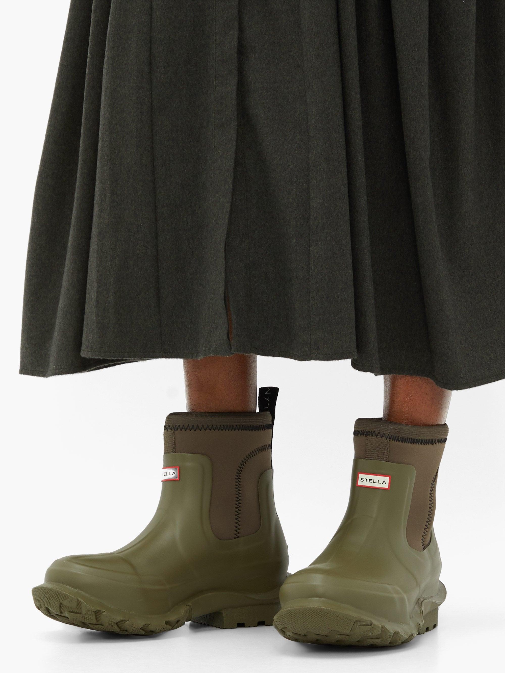Stella McCartney X Hunter Rubber Rain Boots | Lyst