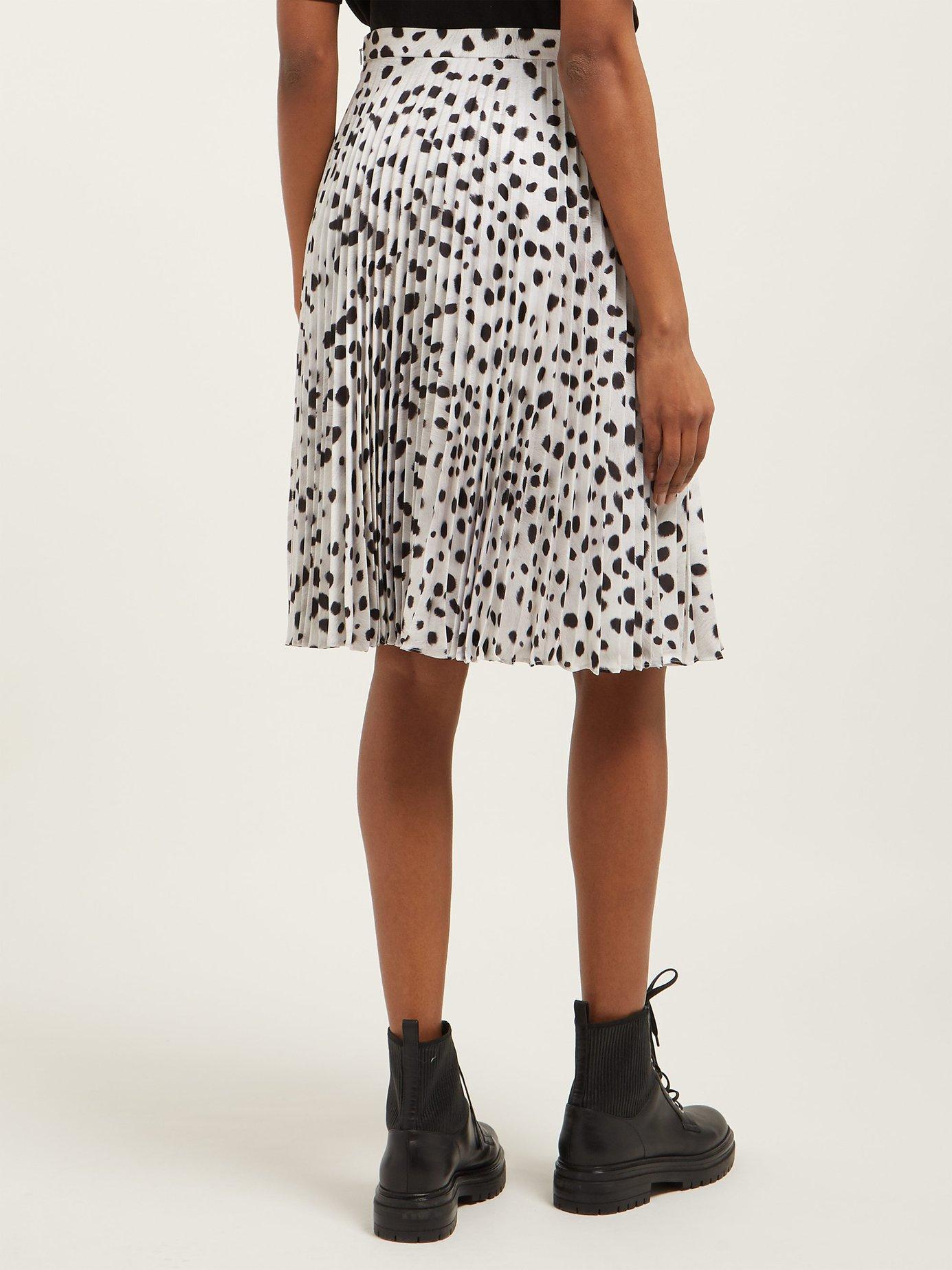 Dalmatian print midi skirt Clearance