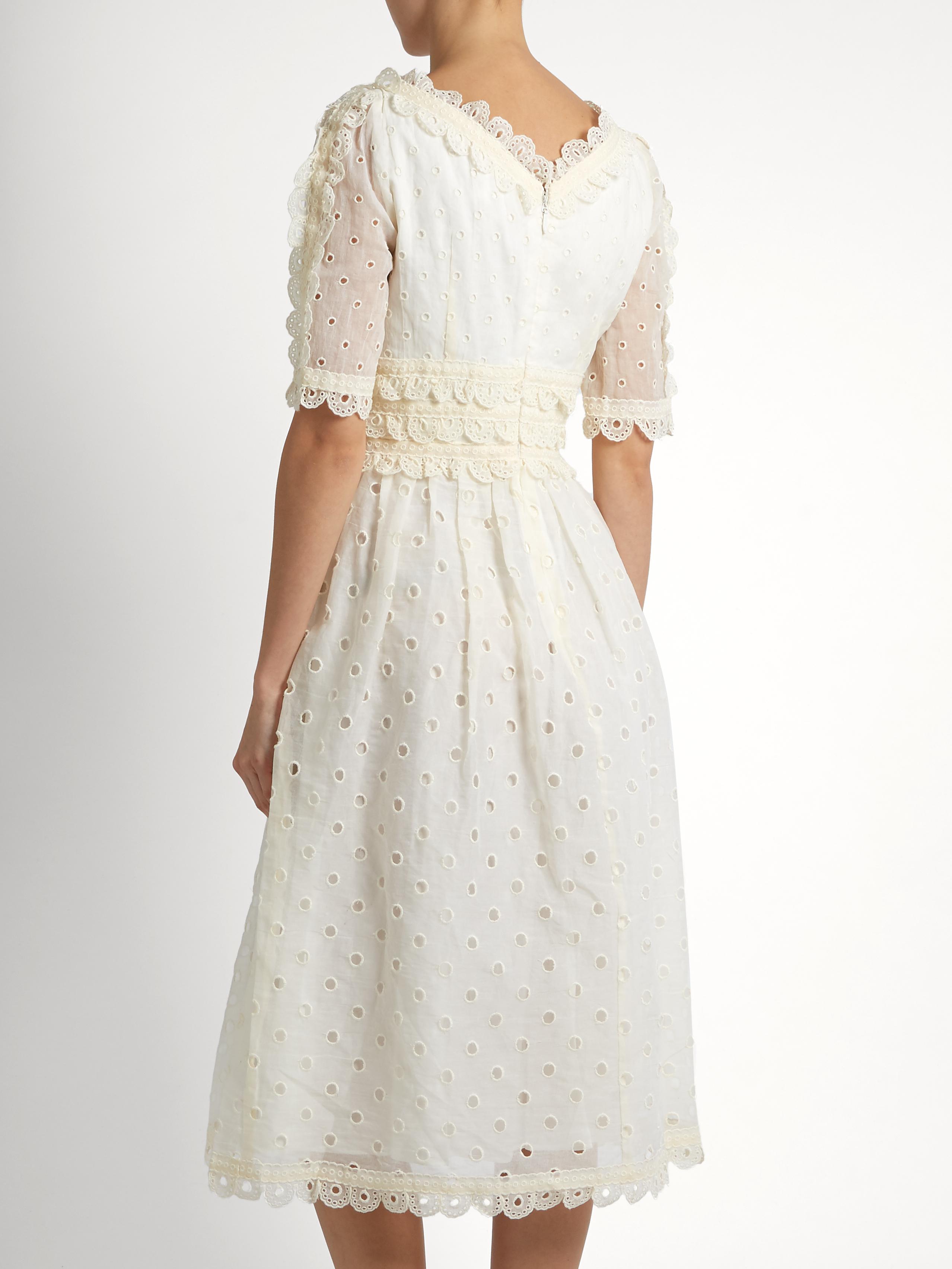 zimmermann broderie dress