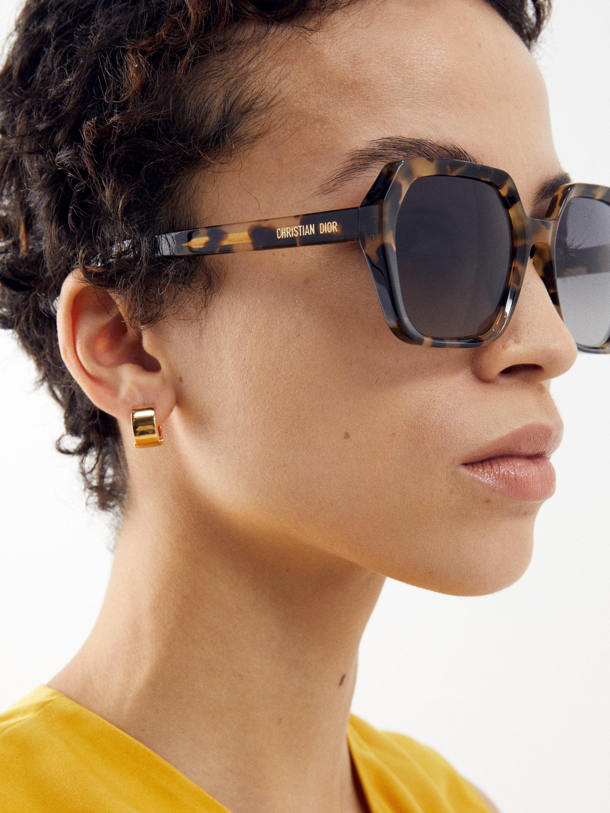 Dior Midnight S2f Square Acetate Sunglasses in Gray | Lyst
