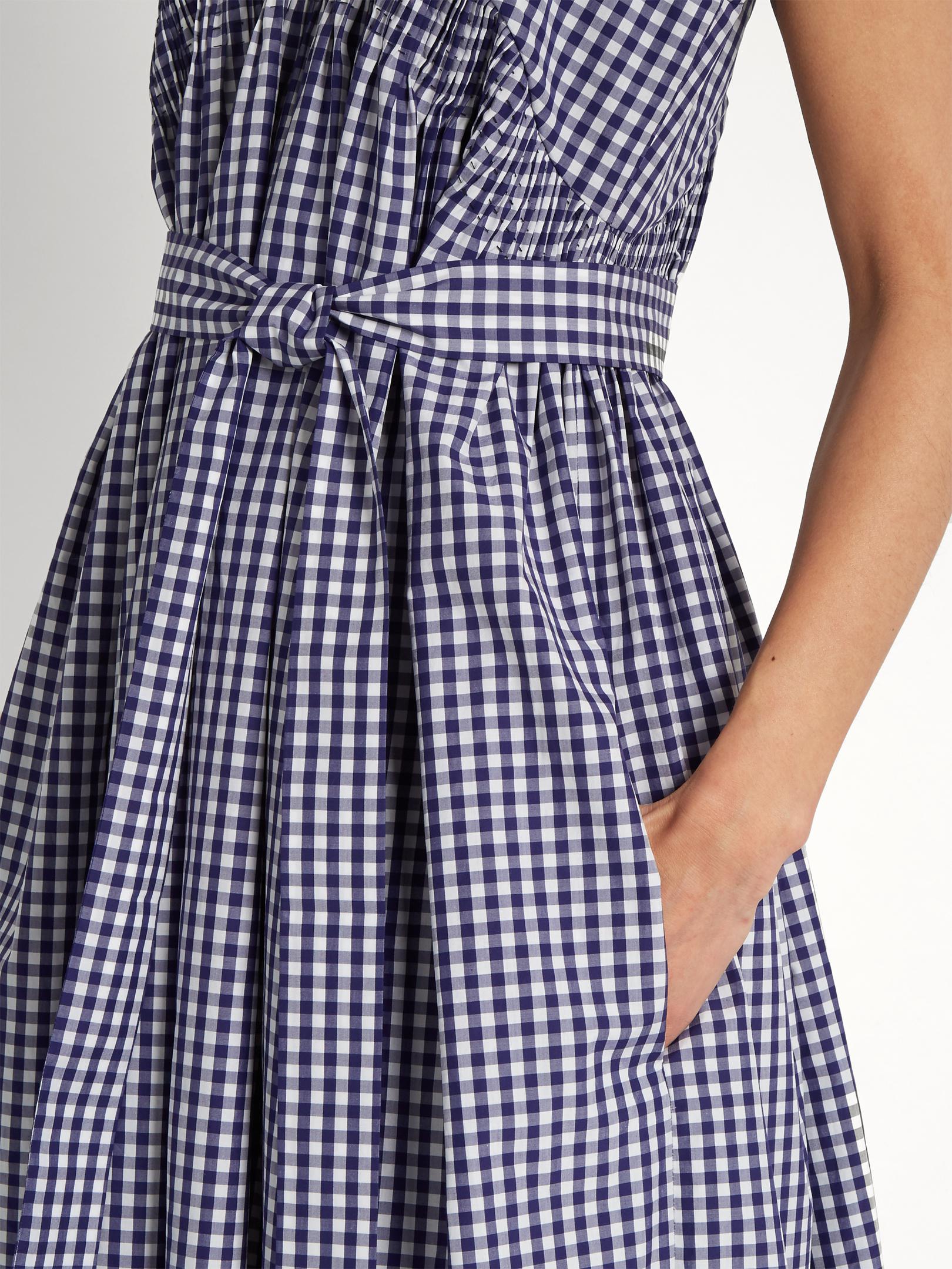 gingham dress sleeveless