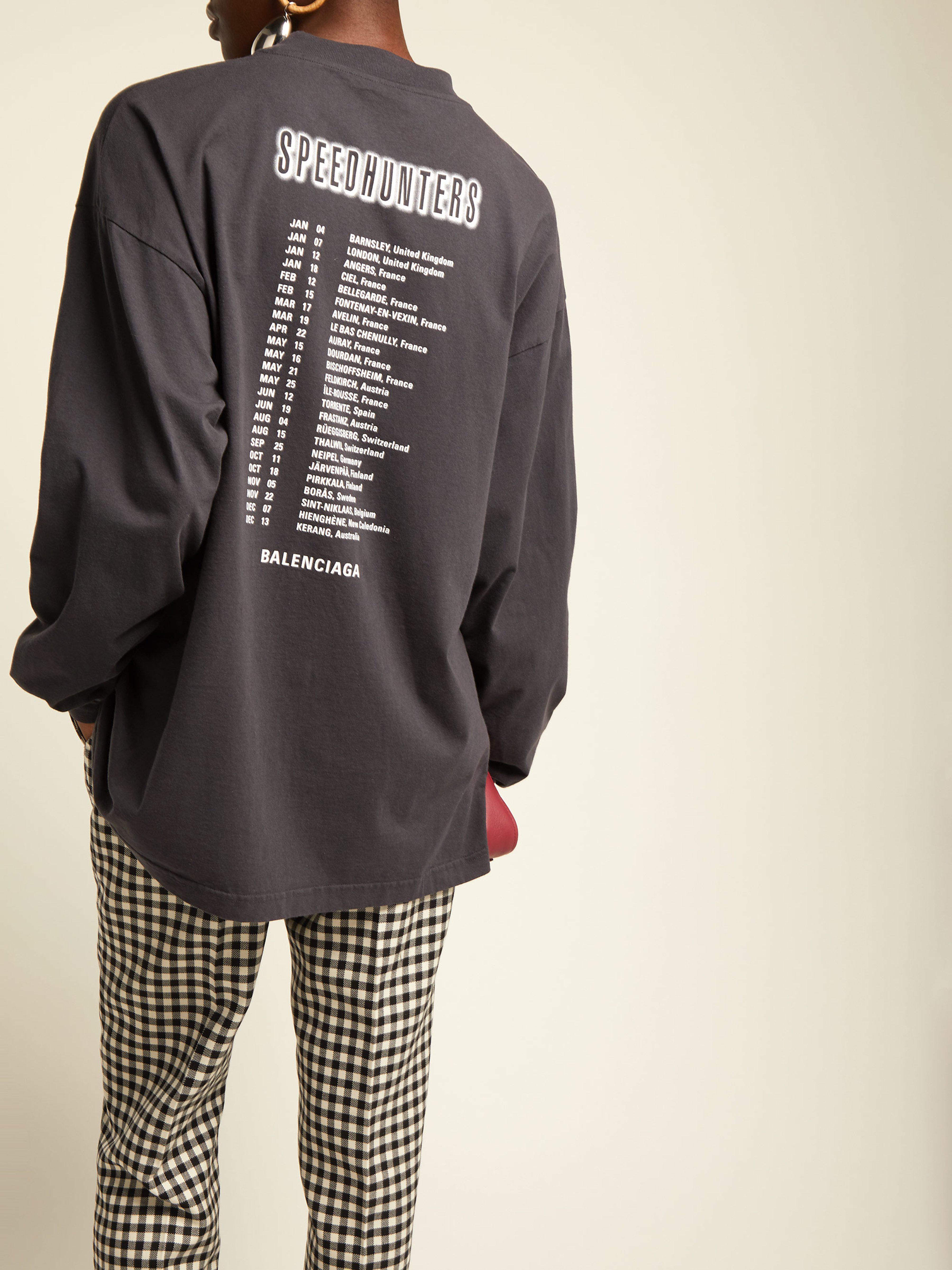 balenciaga speedhunters long sleeve
