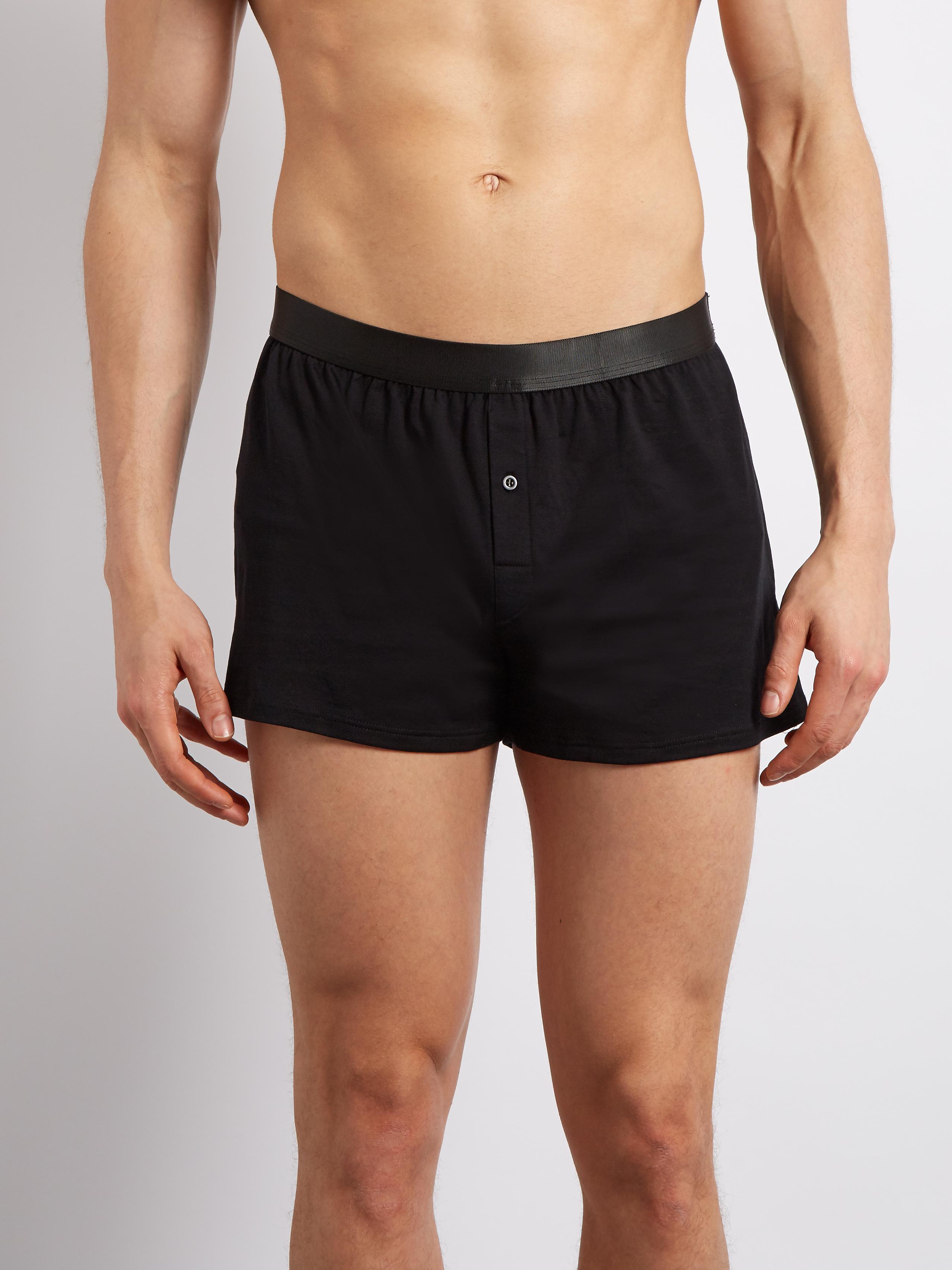CDLP Cotton-jersey Boxer Shorts in Black for Men - Lyst