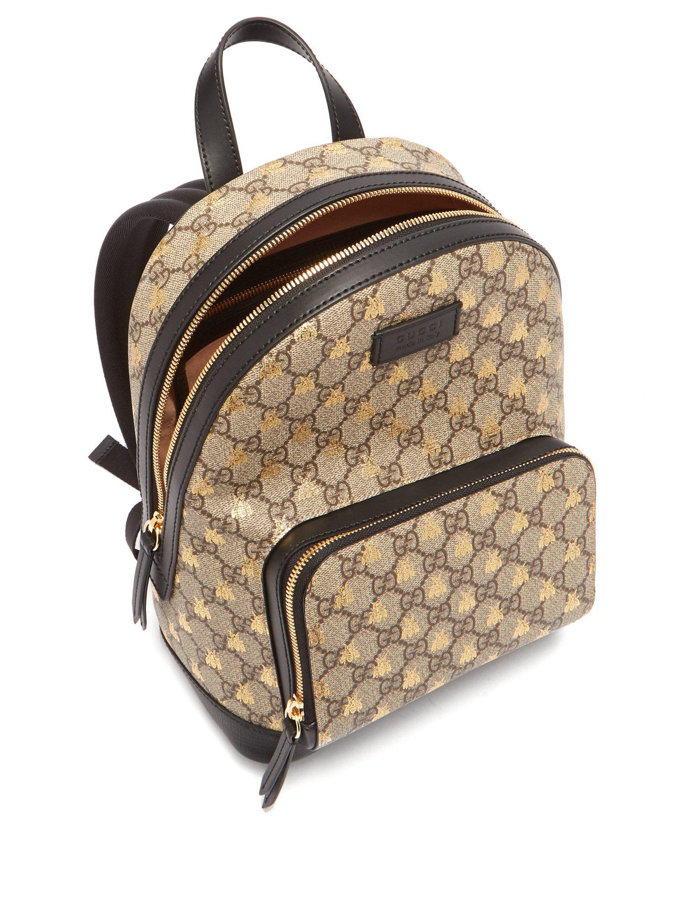 Gucci Men's Bee Backpack IUCN Water