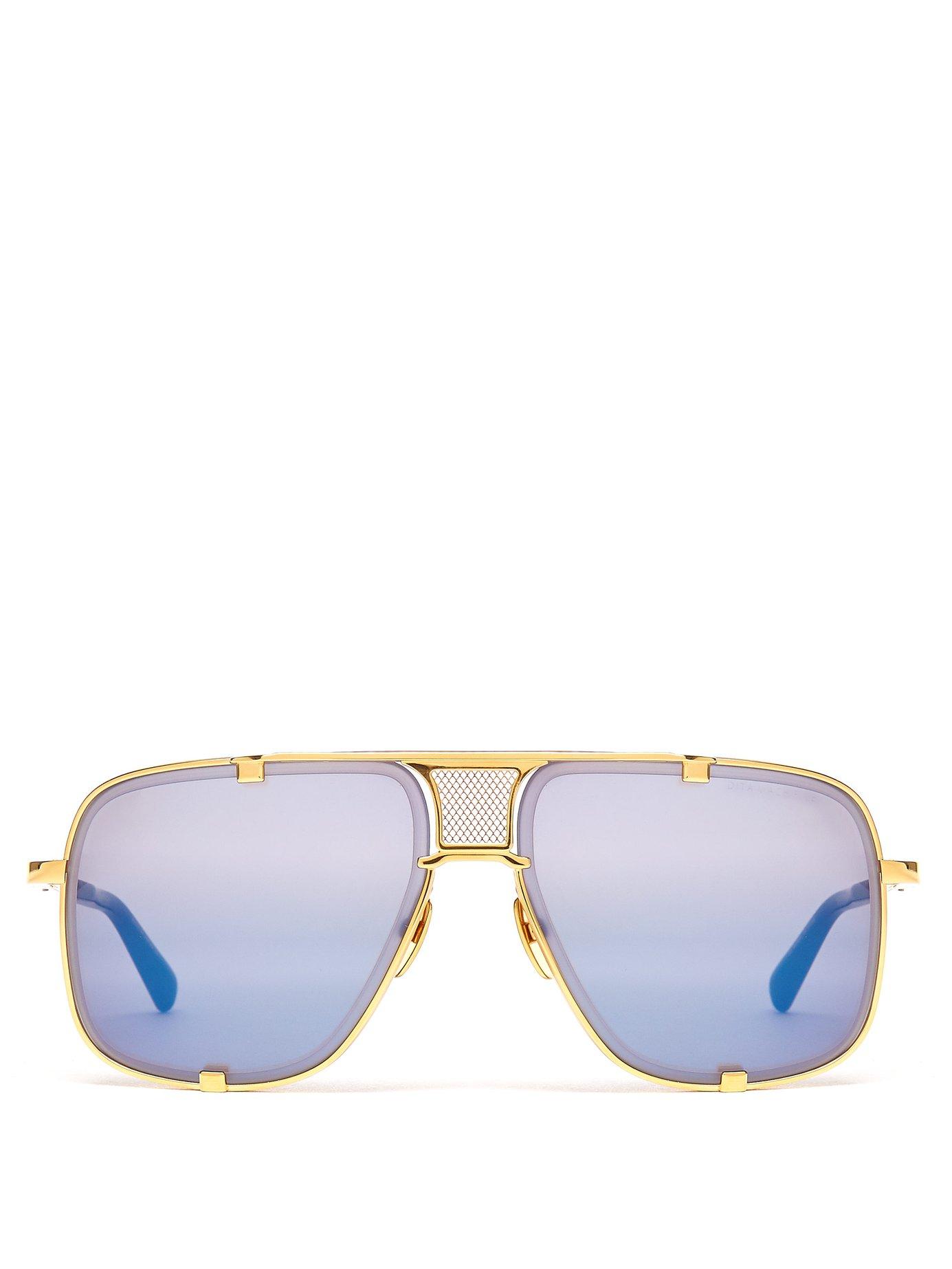 Dita Eyewear Mach Five Navigator Metal Sunglasses in Metallic for Men ...