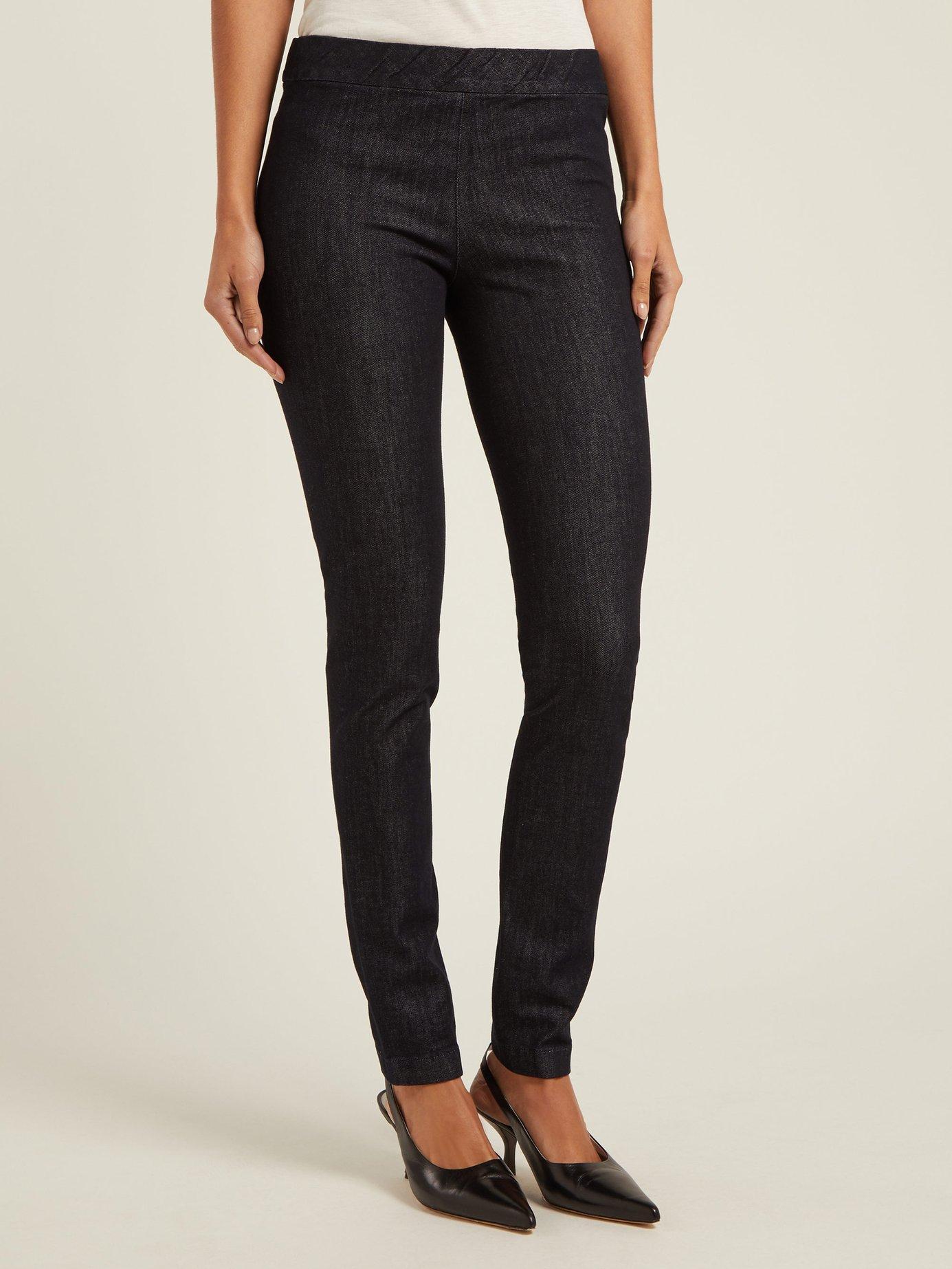 The Row Stratton Denim Leggings in Blue 