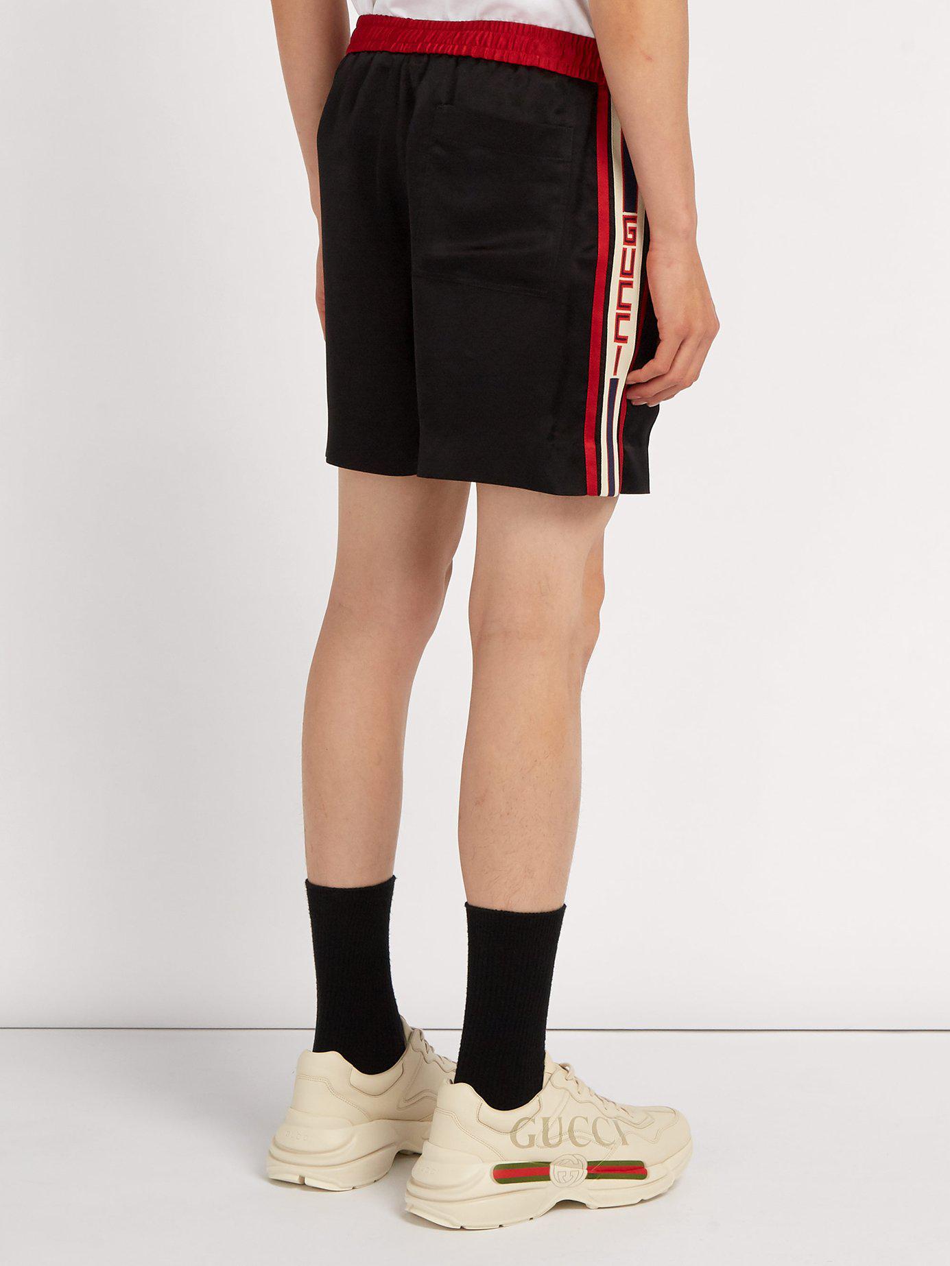 gucci satin shorts