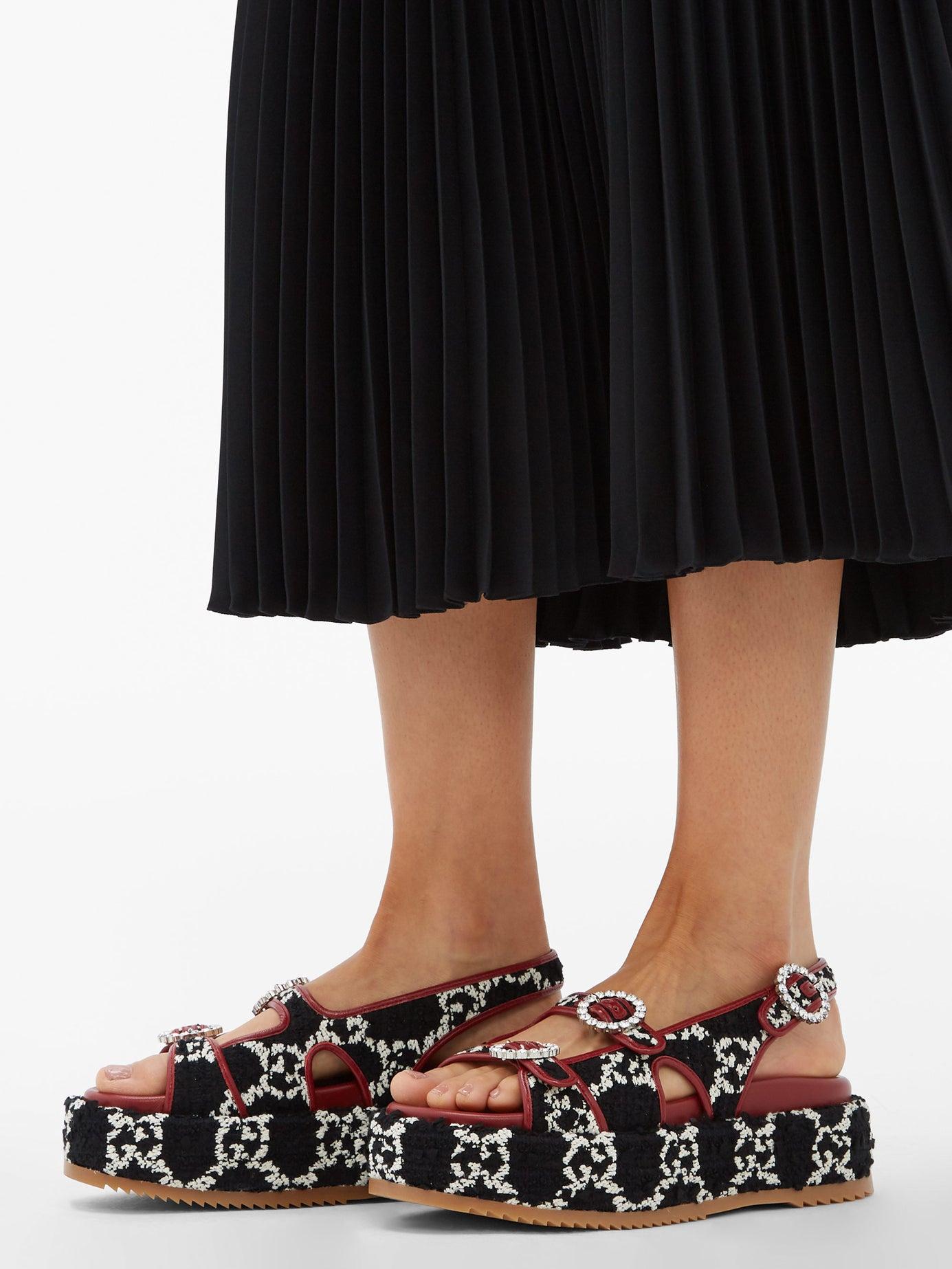 gucci angelina fabric sandals