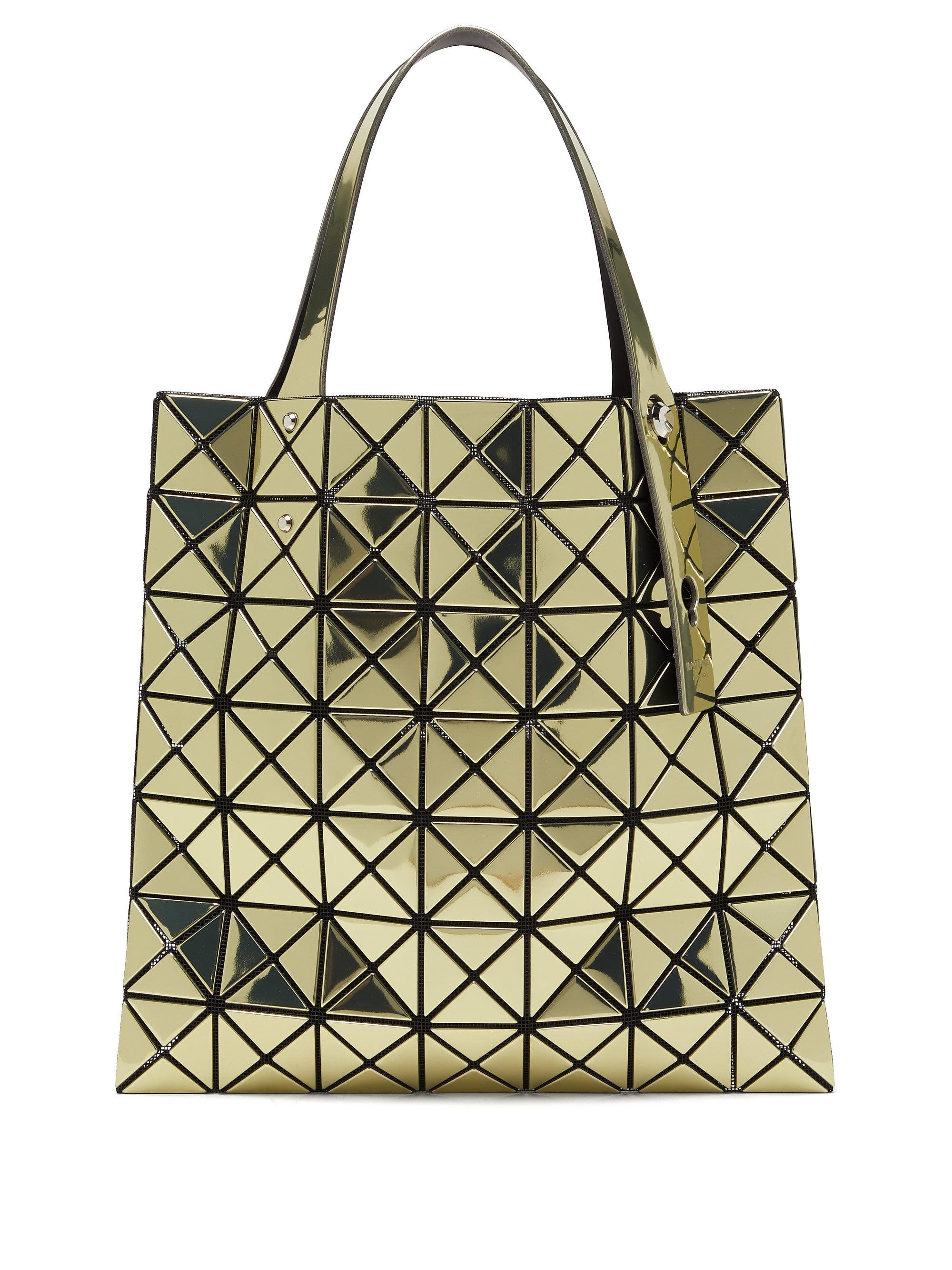 Bao Bao Issey Miyake Lucent Small Pvc Tote Bag in Gold (Metallic) - Lyst