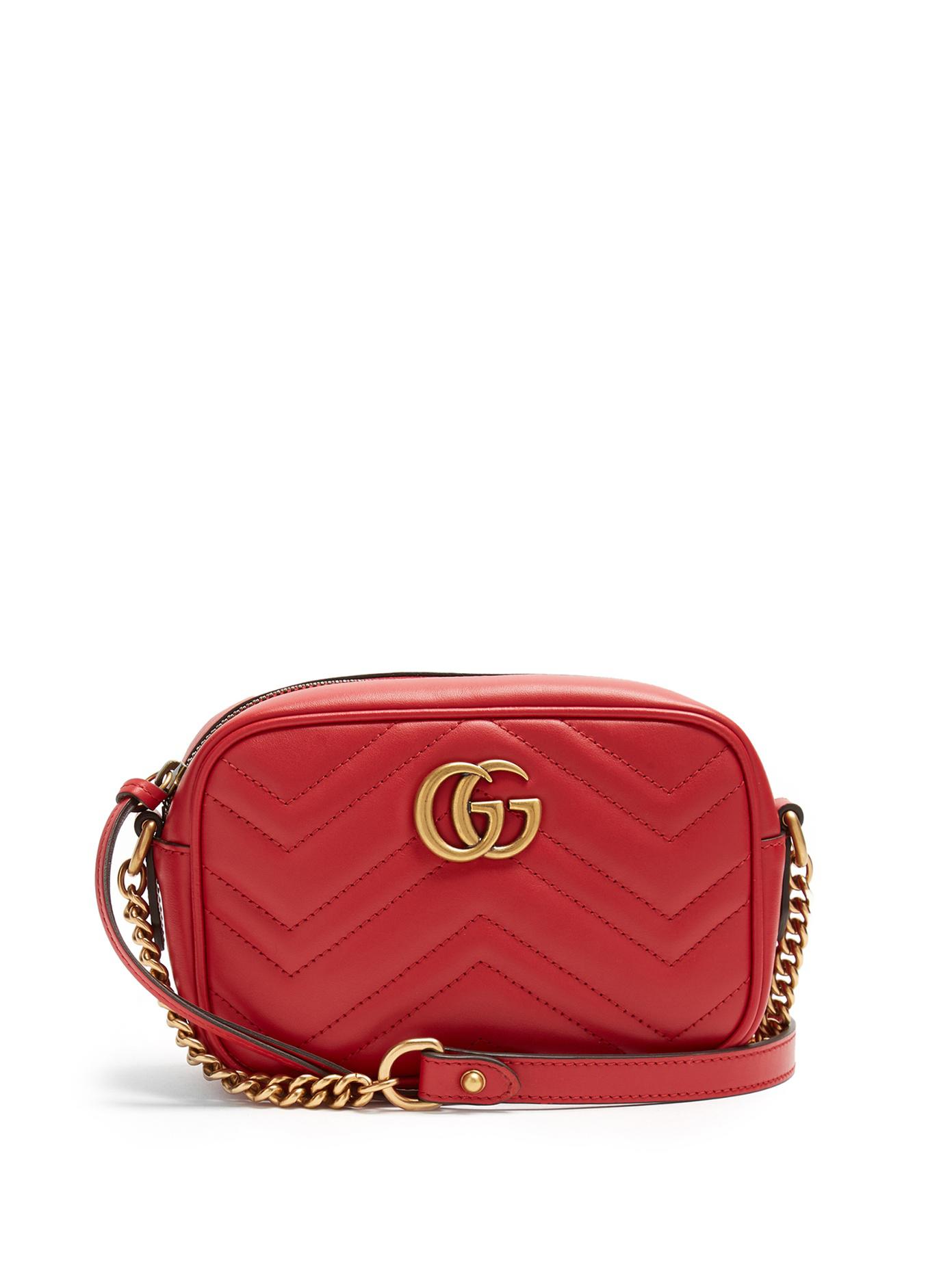 mini marmont 2.0 leather canteen shoulder bag