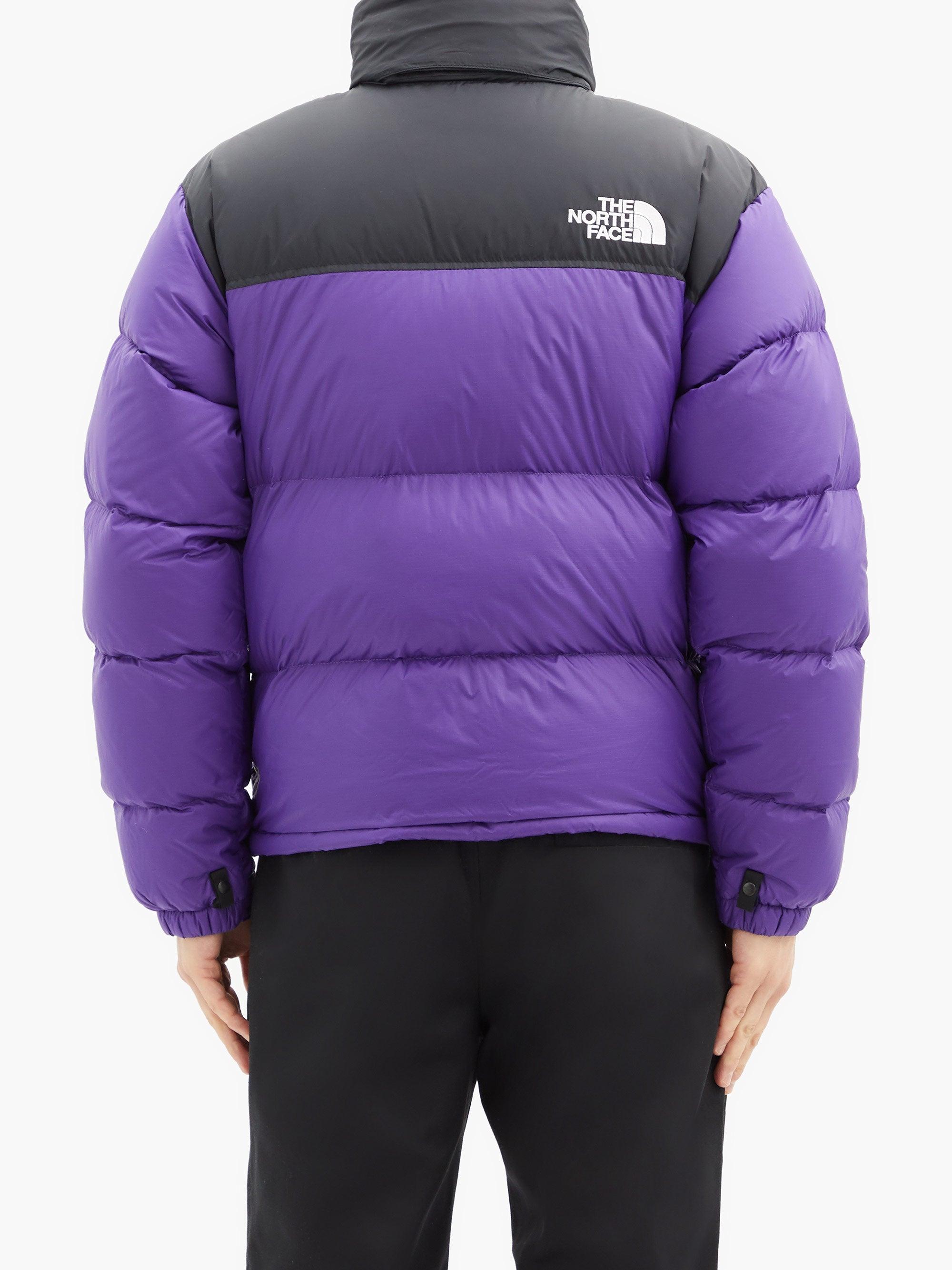 manteau north face homme mauve