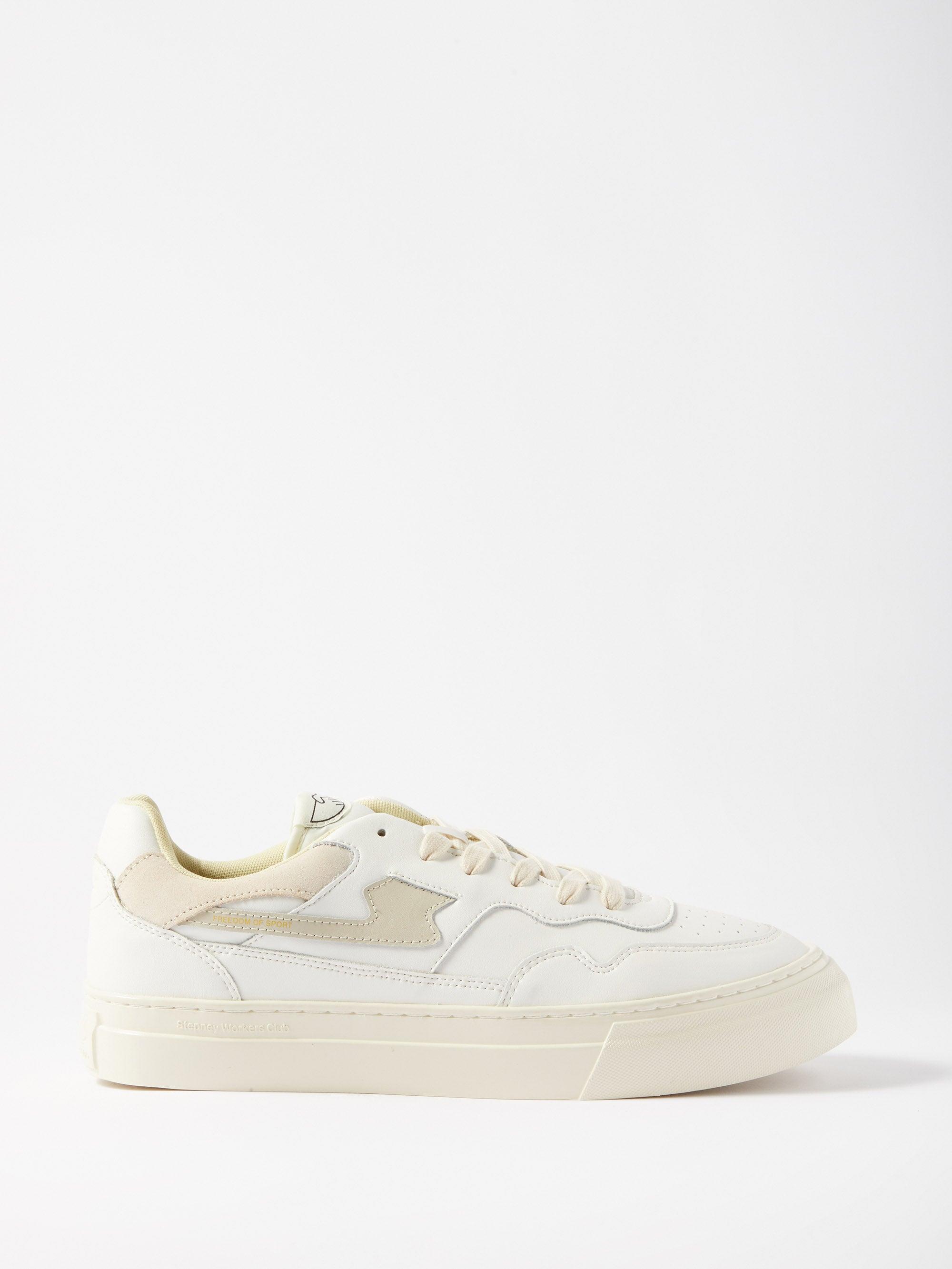 Stepney Workers Club S-strike Leather Trainers in White for Men | Lyst