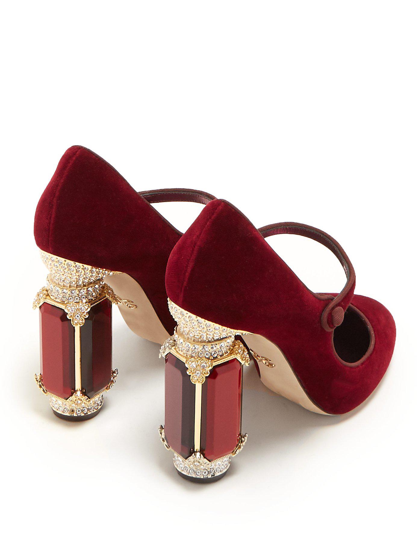 gem embellished heels