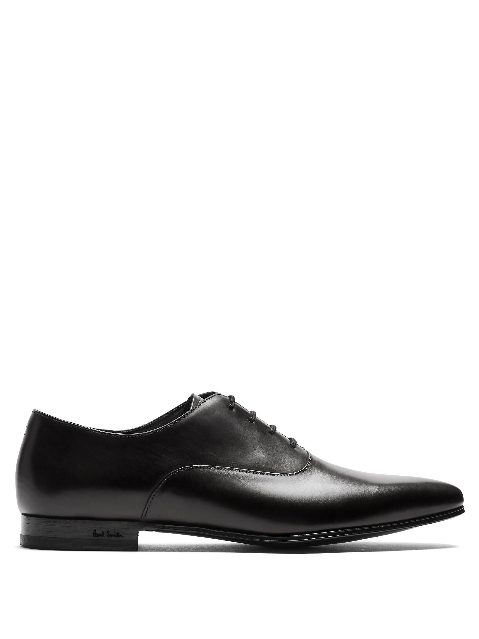 Paul Smith Fleming Leather Oxford Shoes in Black for Men | Lyst