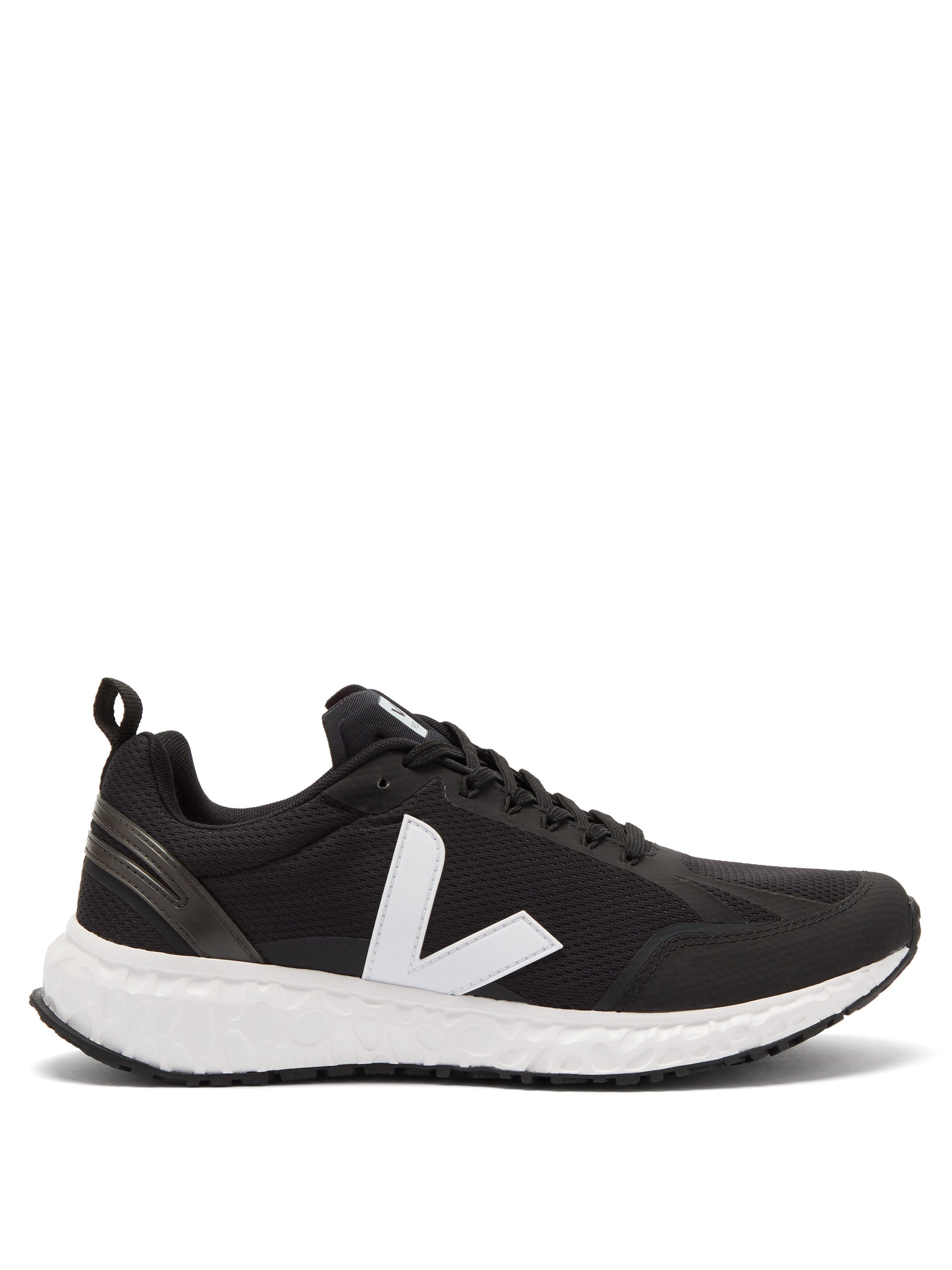 Veja Cotton Condor Alveomesh Running Shoes in Black Lyst