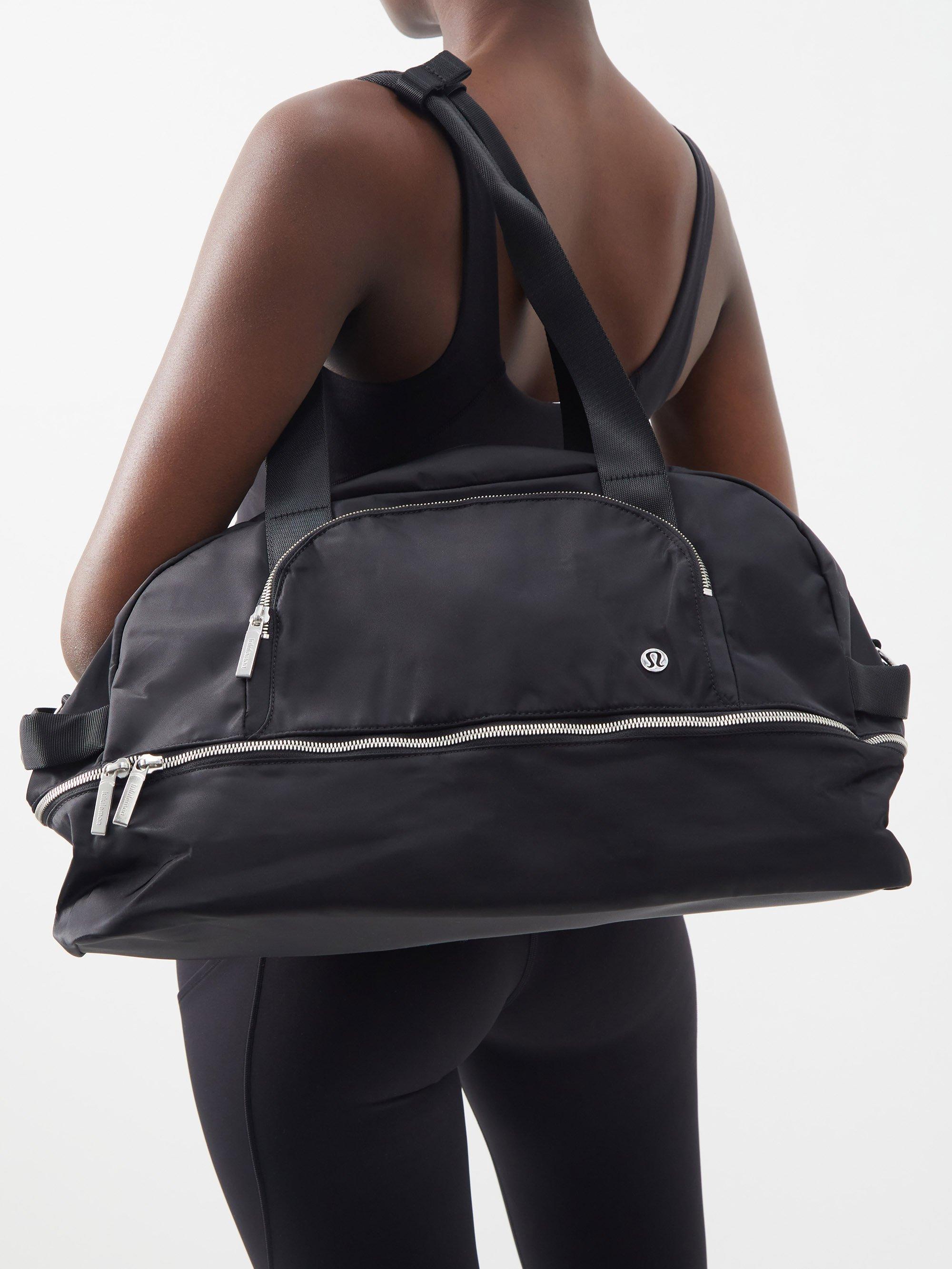 lululemon athletica City Adventurer 29l Nylon Duffle Bag in Black | Lyst