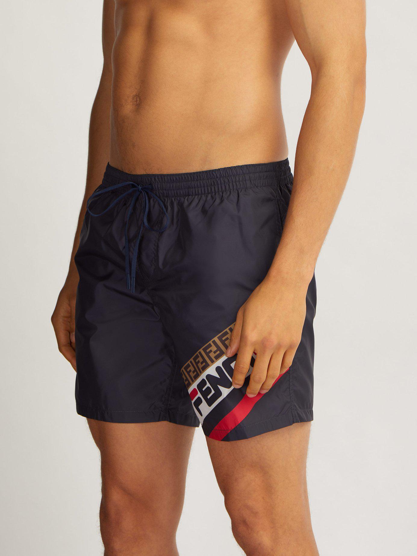 Fendi fila swim shorts sale