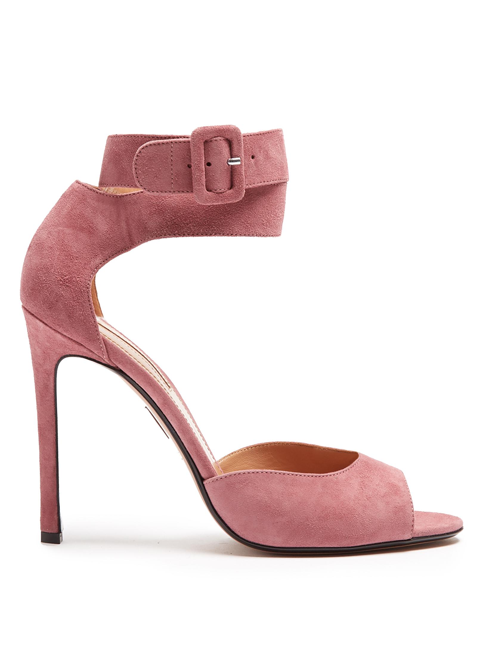 samuele failli jerry suede sandals in pink lyst samuele failli jerry suede sandals in pink lyst