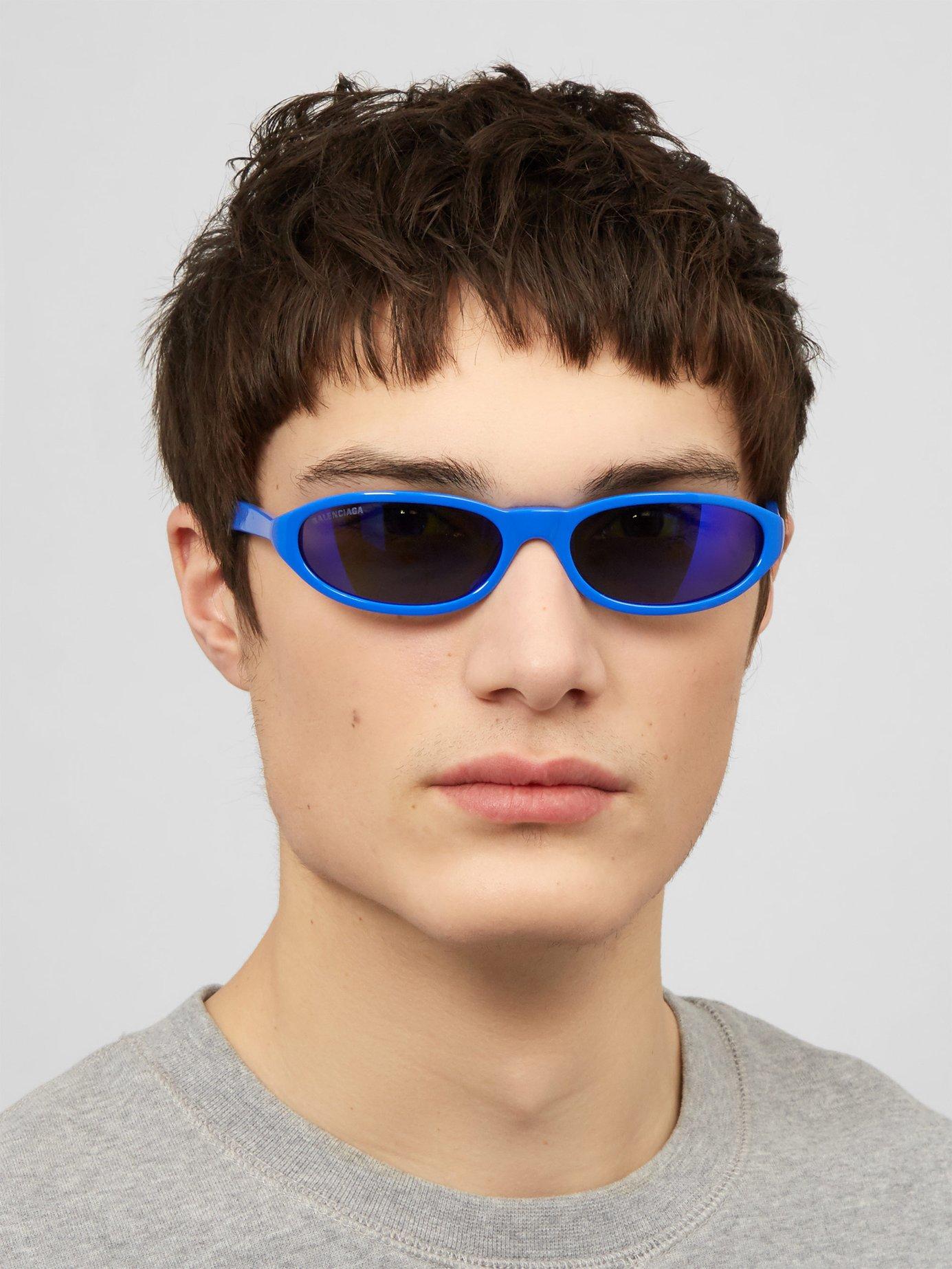 balenciaga oval sunglasses